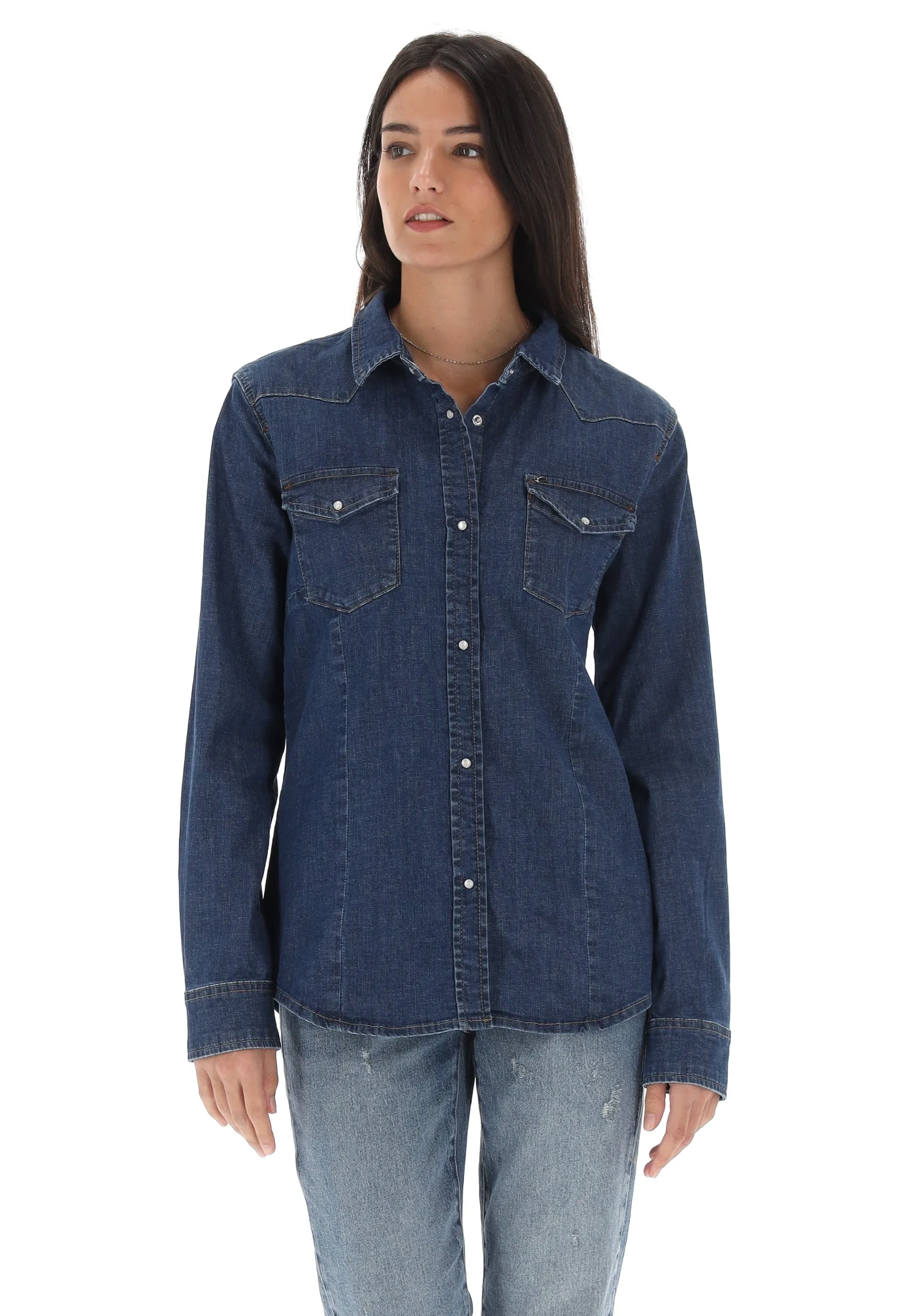 Camicia in jeans Gas donna art.155536010036