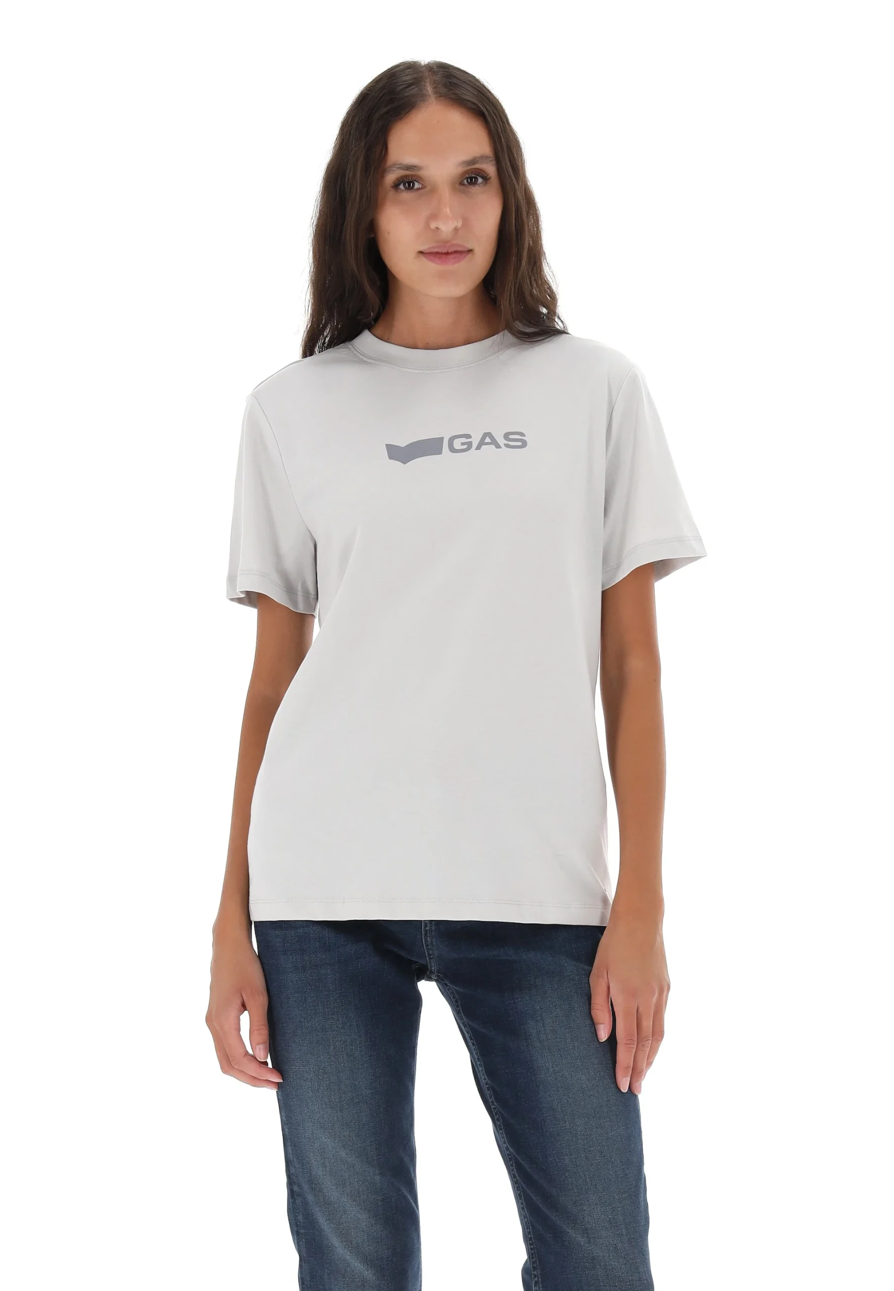 T-shirt donna Gas con logo frontale art.547247185166