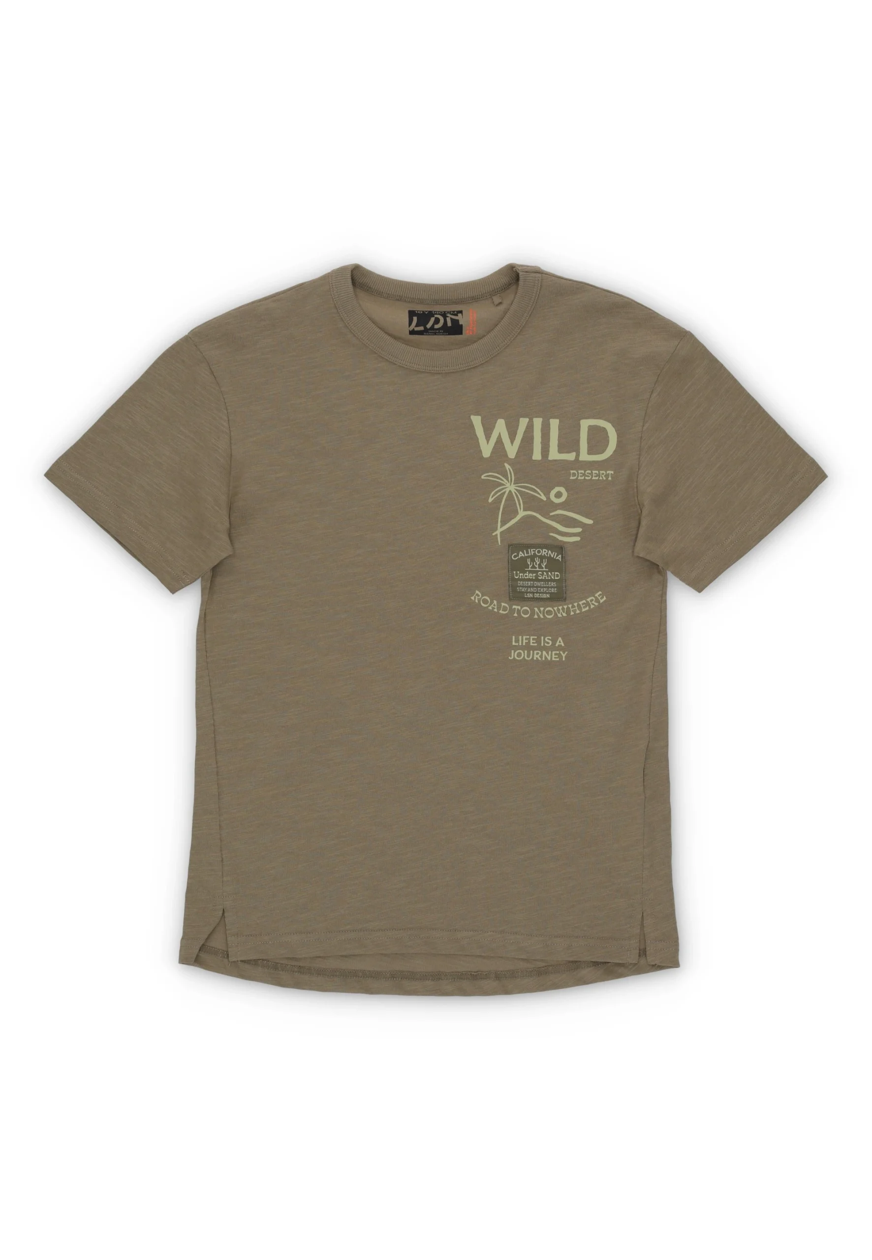 T-shirt in cotone fiammato Losan ragazzo con stampa