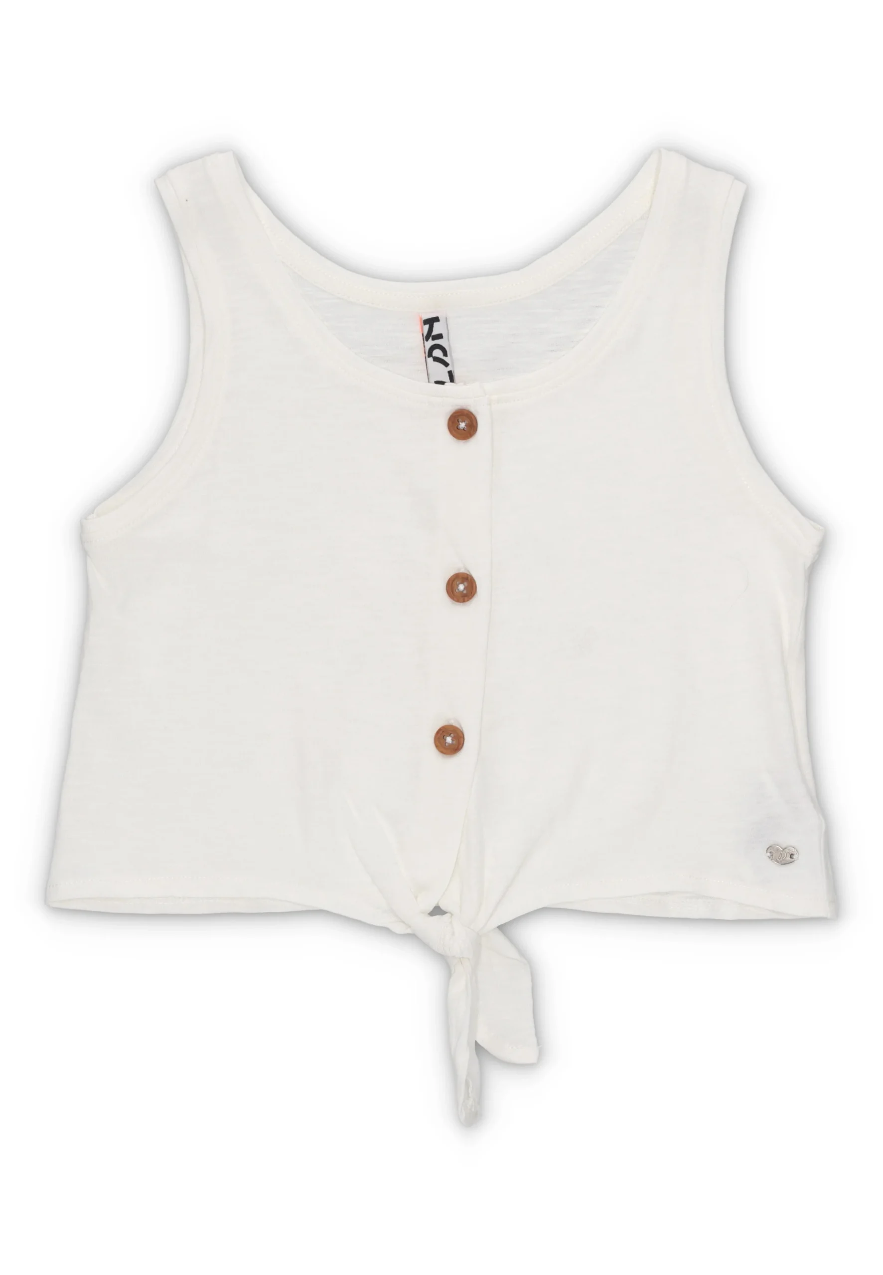 Canotta fiammata con nodo sul fondo Losan ragazza