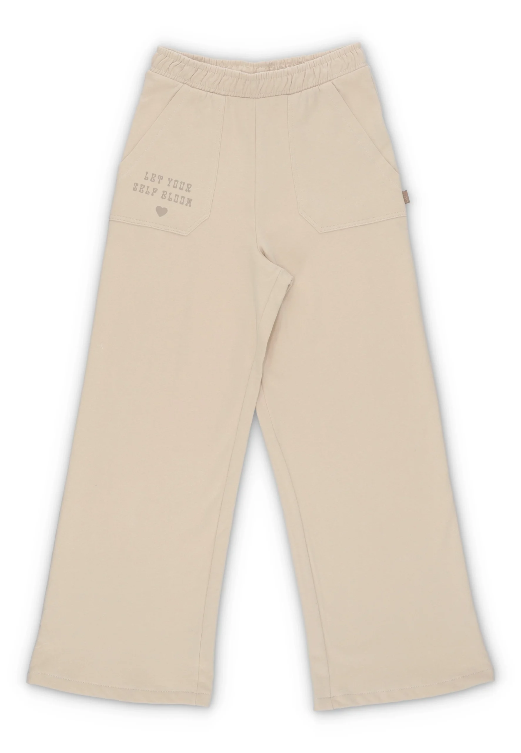 Pantalone in cotone Losan con stampa e fondo ampio