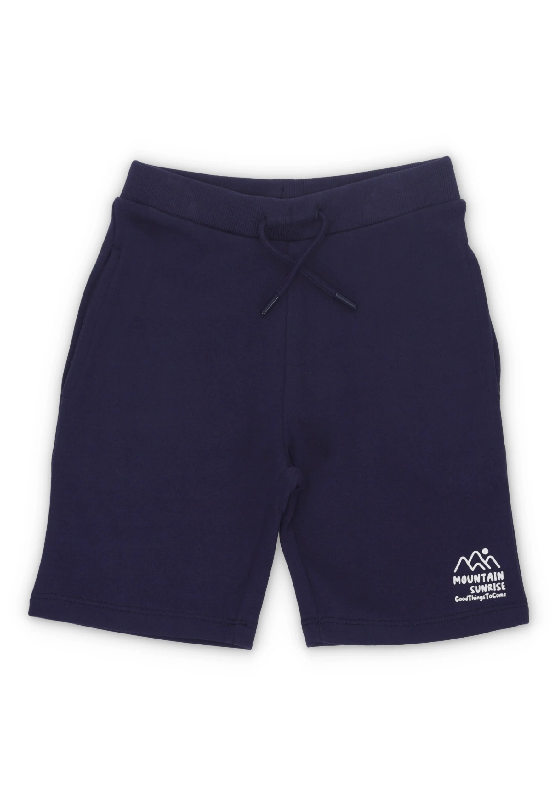 Bermuda tinta unita con disegno montagna Losan bambino