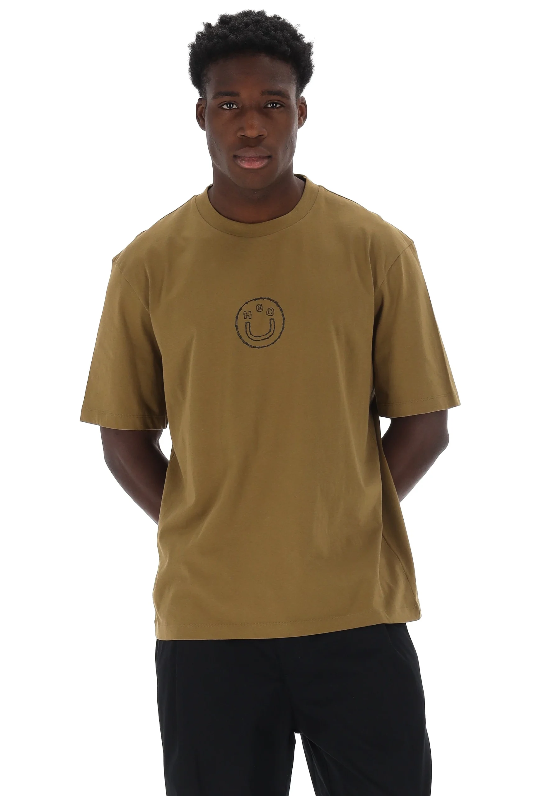 T-shirt uomo Hugo stampa smile art. 50543496