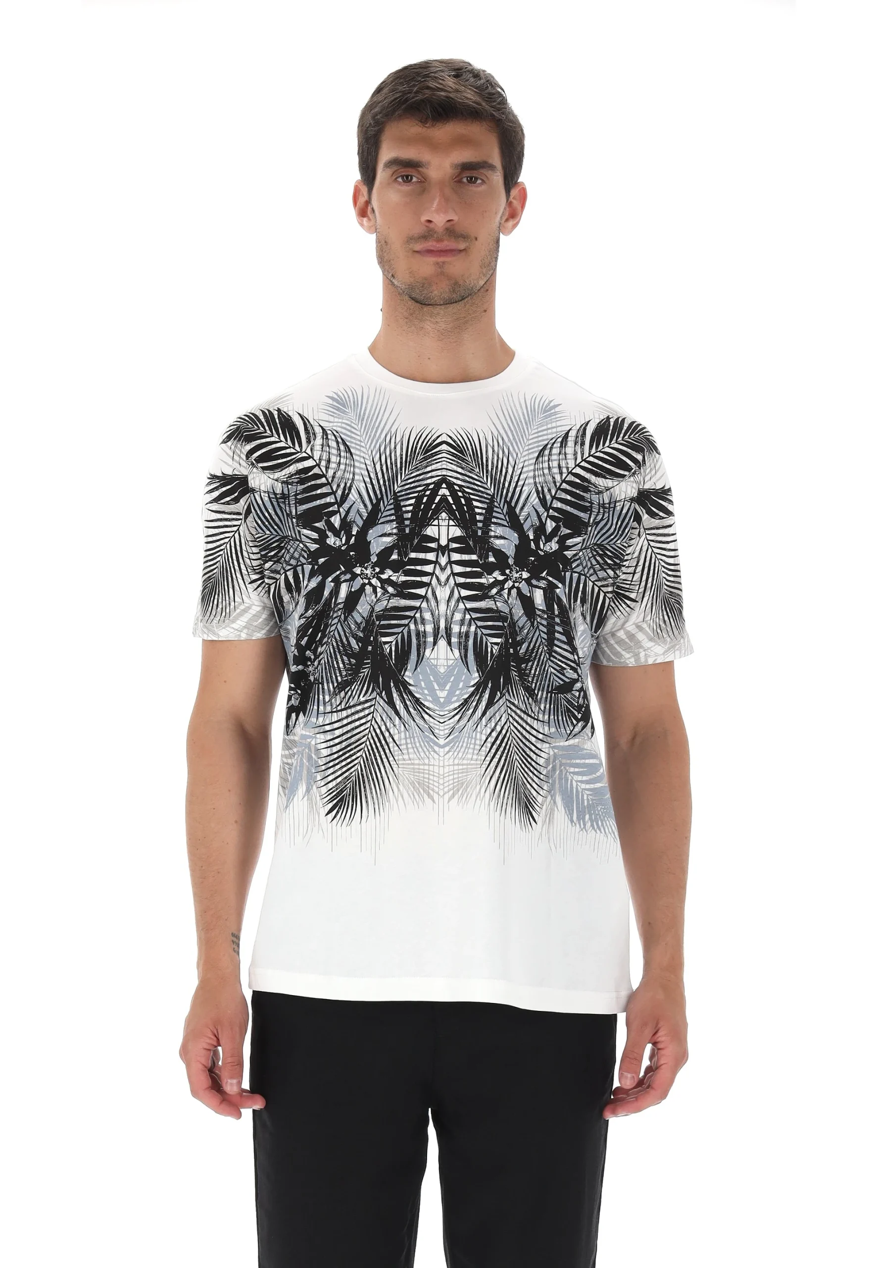 T-shirt Antony Morato uomo in fantasia floreale KS02514100144