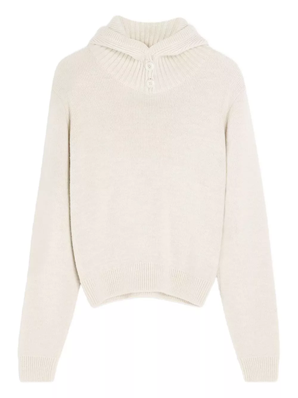 Felpa in lana con cappuccio di Lemaire