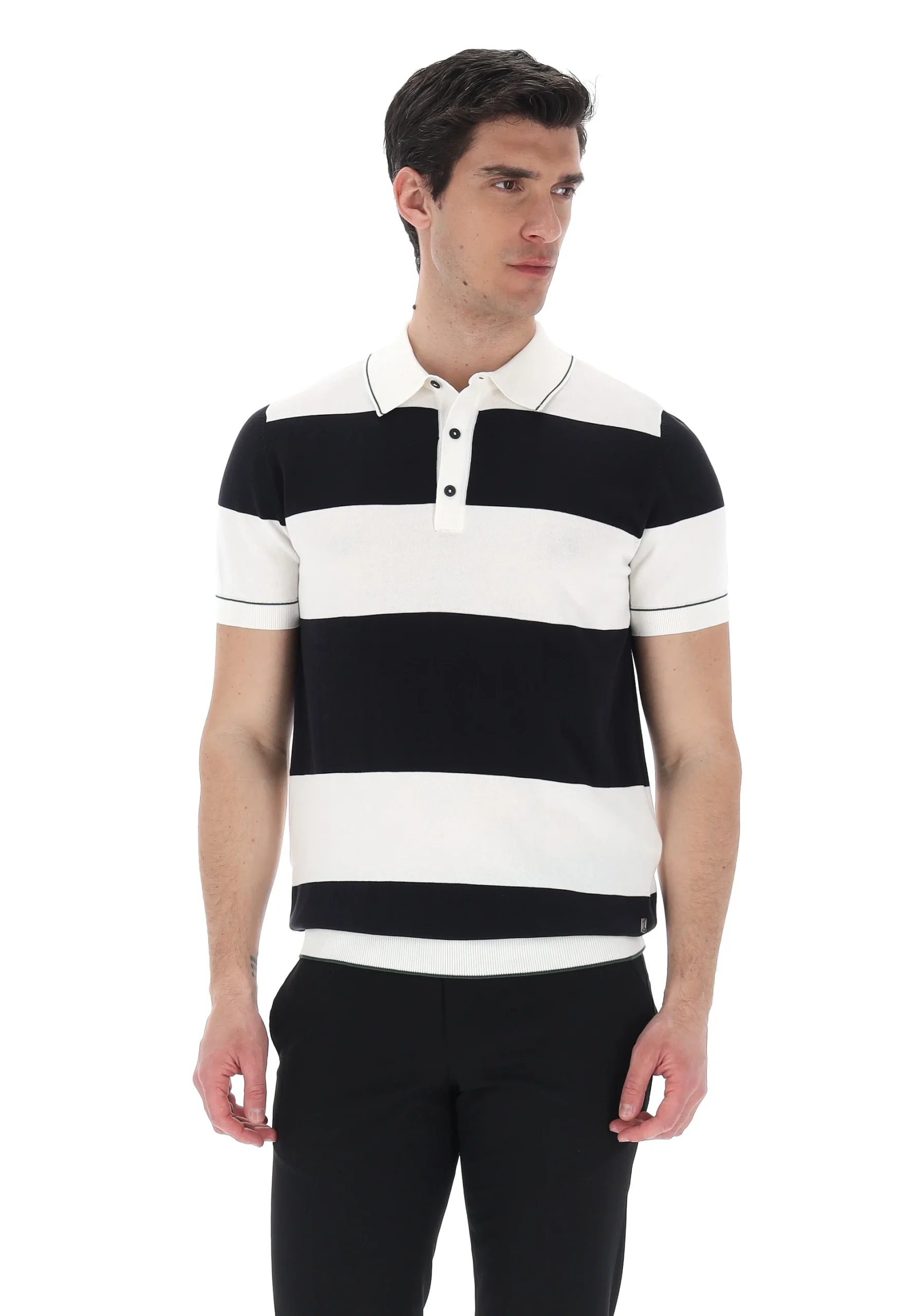 Polo in crepe a righe Liu Jo QA5042MA71P