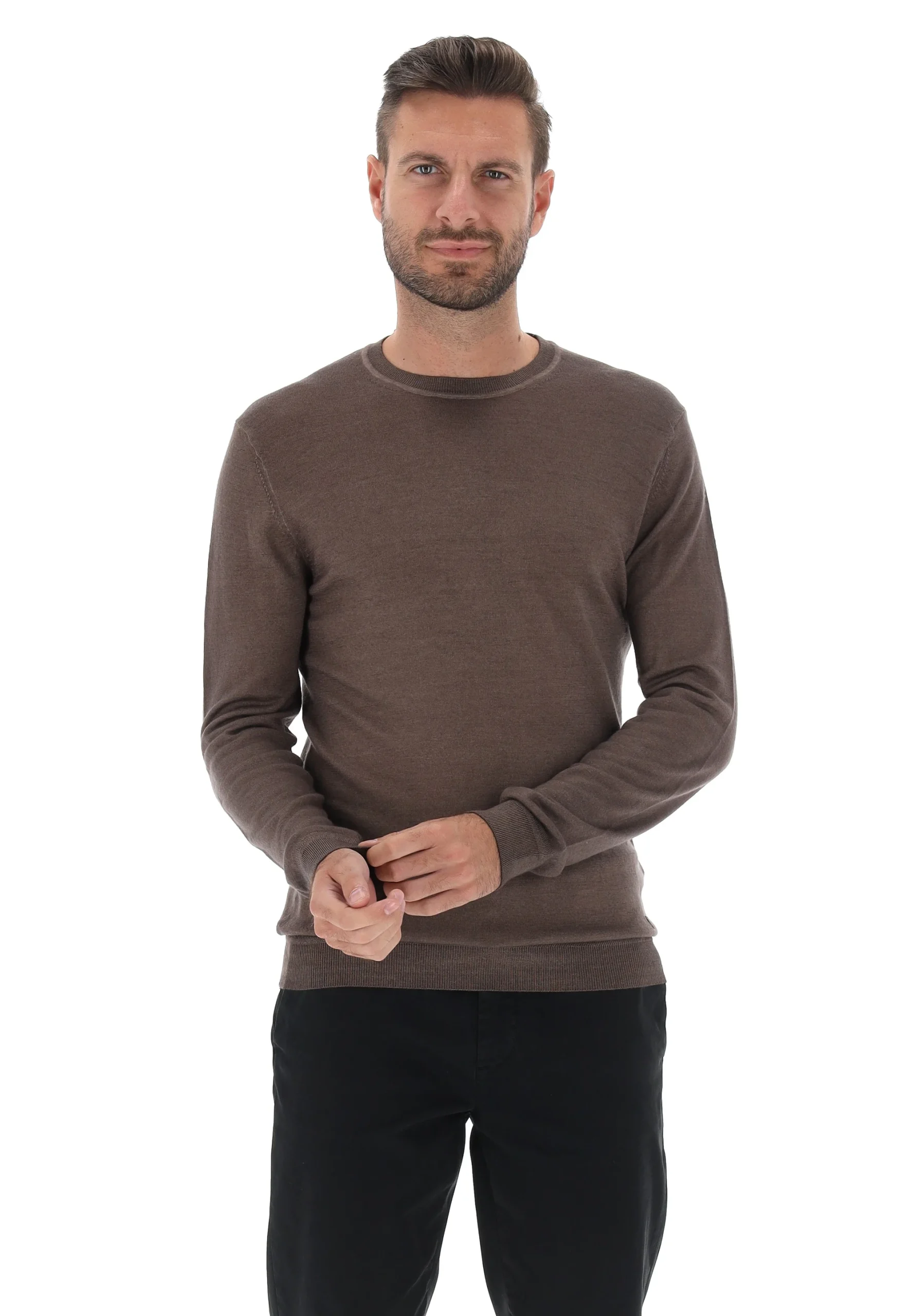 Pullover in 100% lana Liu Jo uomo QF5140