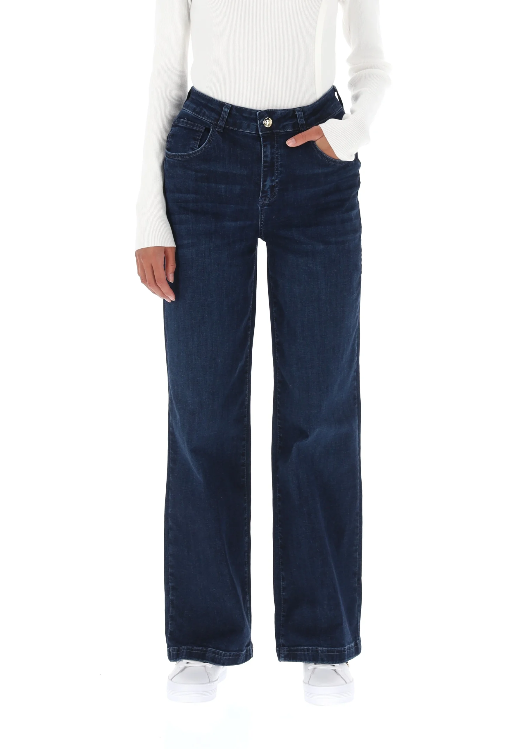 Jeans palazzo stretch Liu Jo donna TF5259 D5023
