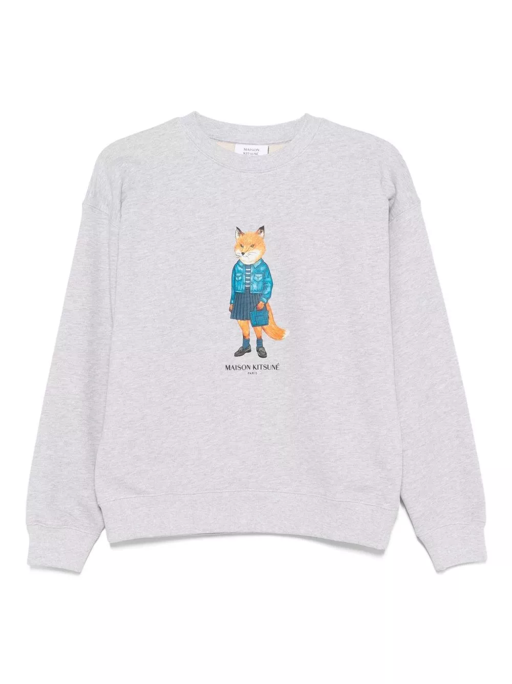 Felpa dressed fox in cotone di Maison kitsune'