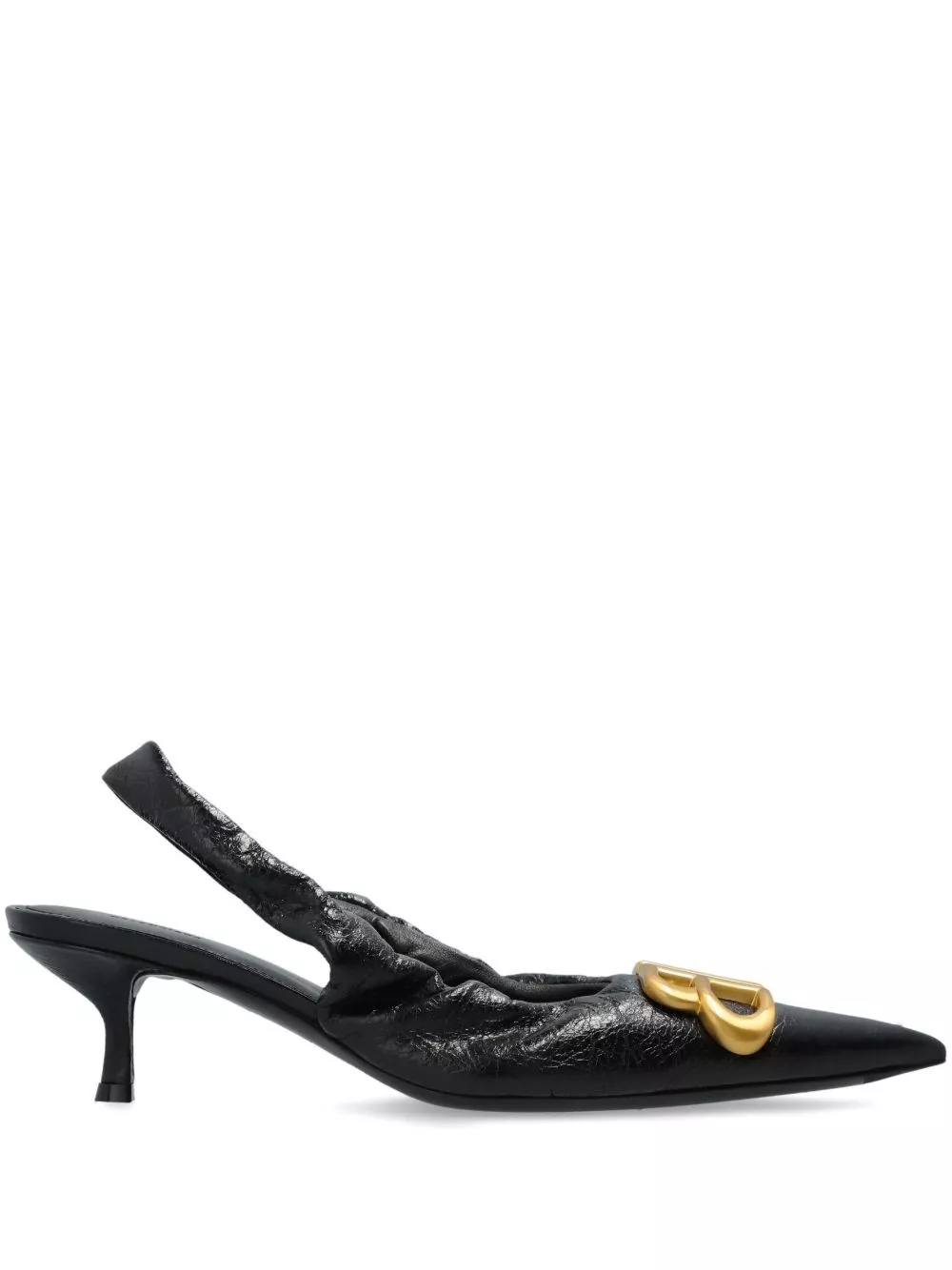 Decolleté slingback monaco in pelle di Balenciaga