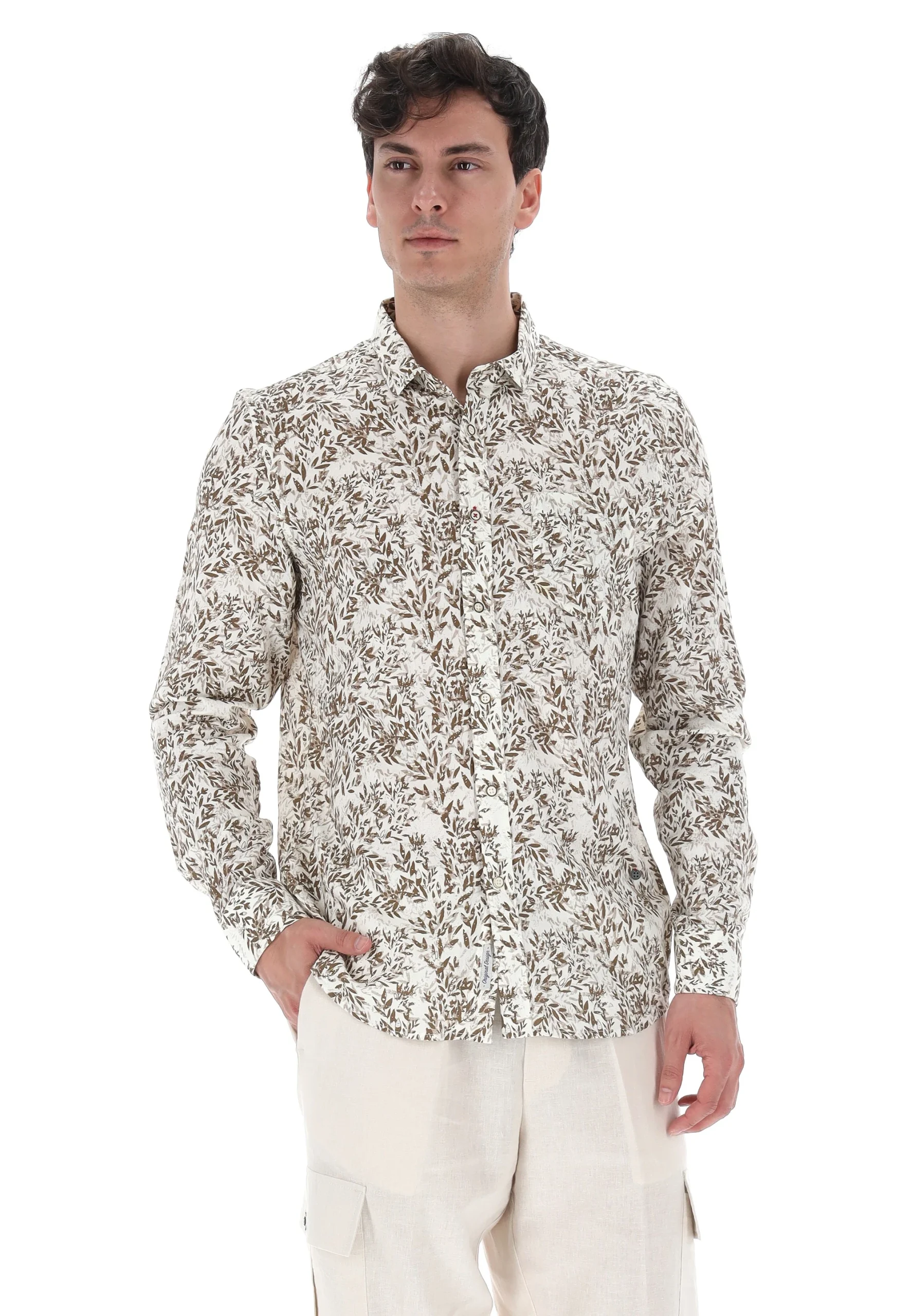 Camicia InMyHood in fantasia in contrasto art. MCA14