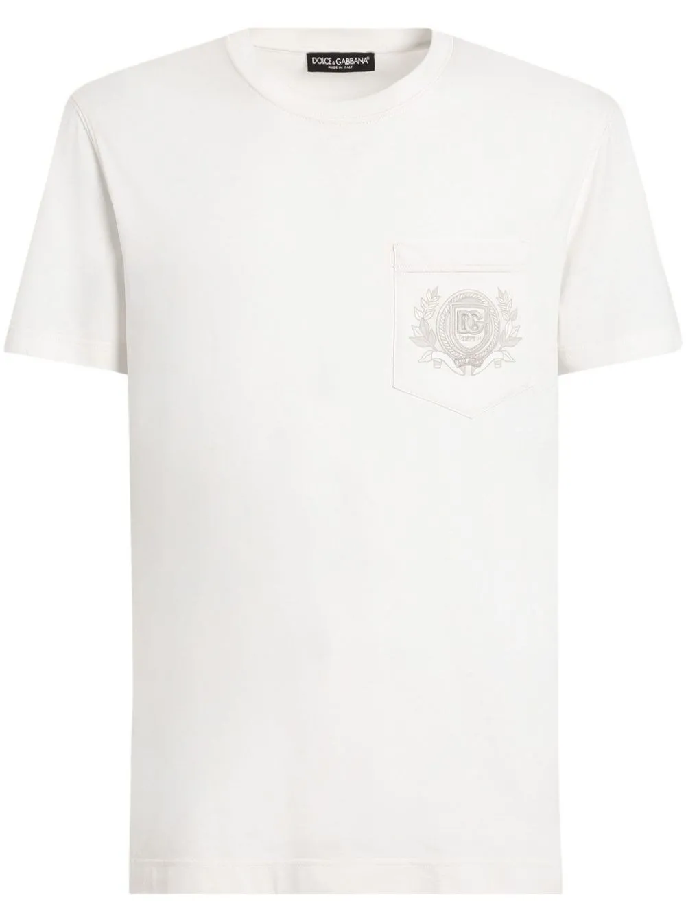 T-SHIRT IN COTONE CON RICAMO LOGO DG