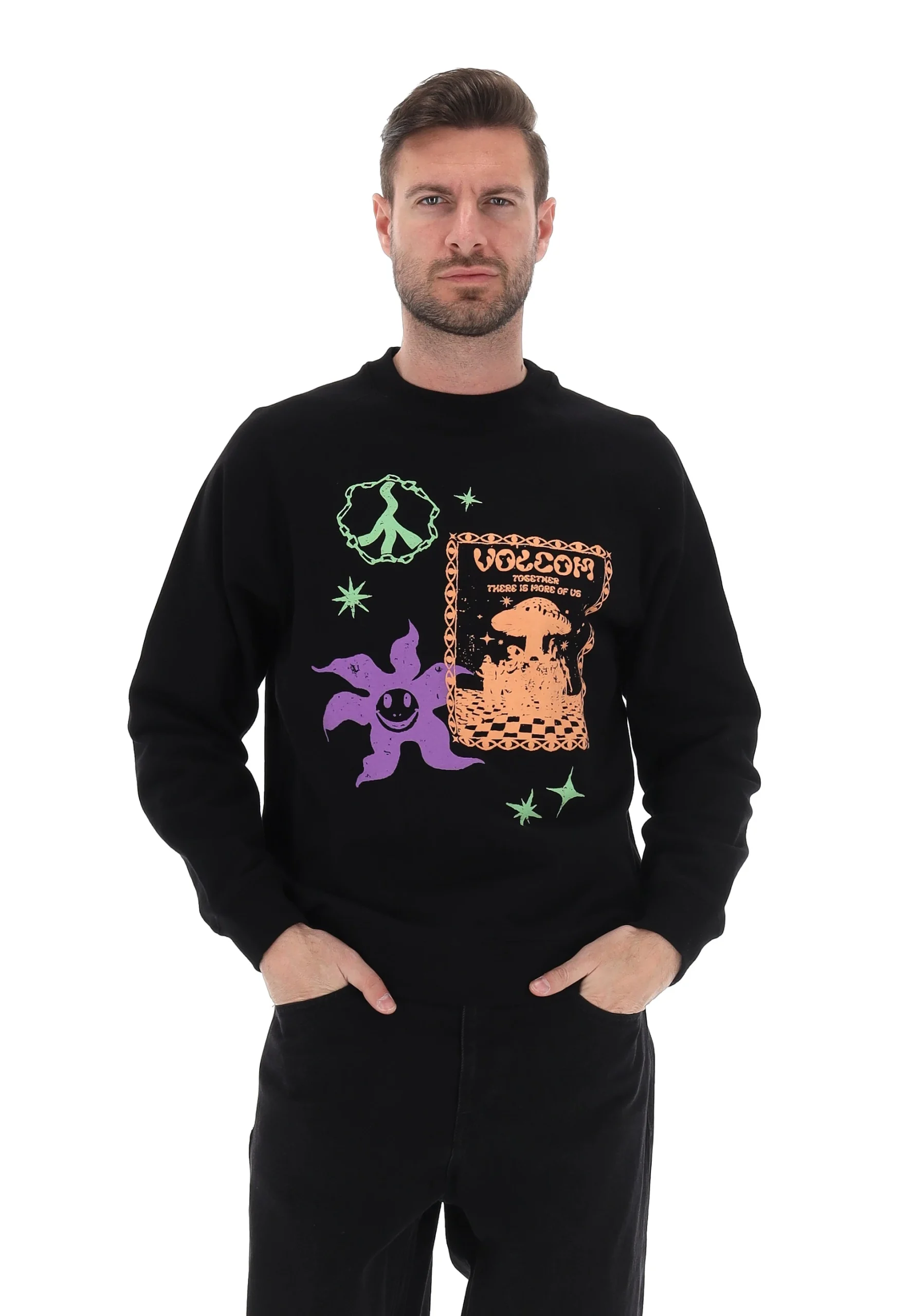 Felpa con cappuccio Volcom A4612503