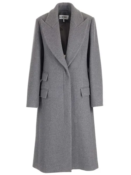 Loewe Donna Cappotto lungo lana e cashmere