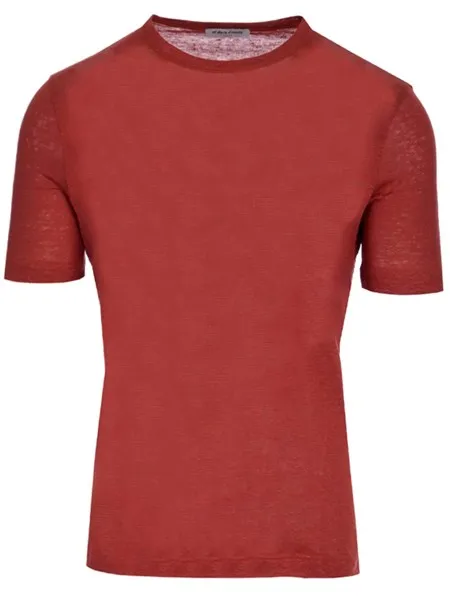 Al Duca D'aosta Uomo T-shirt in jersey di lino