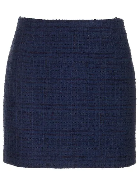 Tagliatore Donna Mini gonna "may" in tweed blu