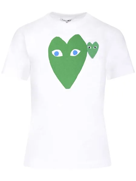 Comme Des Garcons Play Donna T-shirt cuore verde