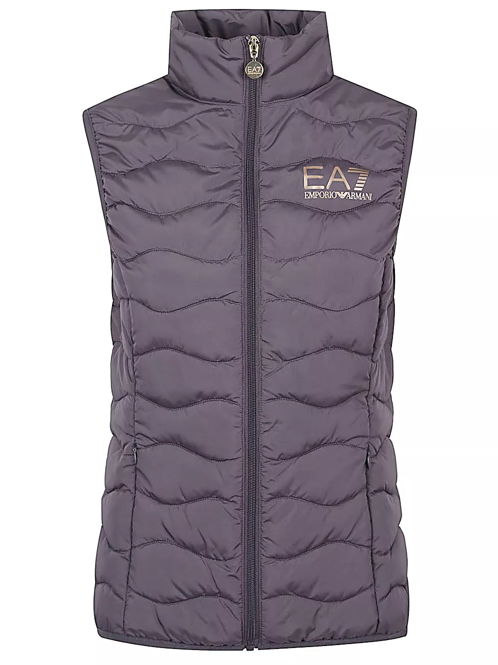 Gilet piumino con logo di Ea7 emporio armani