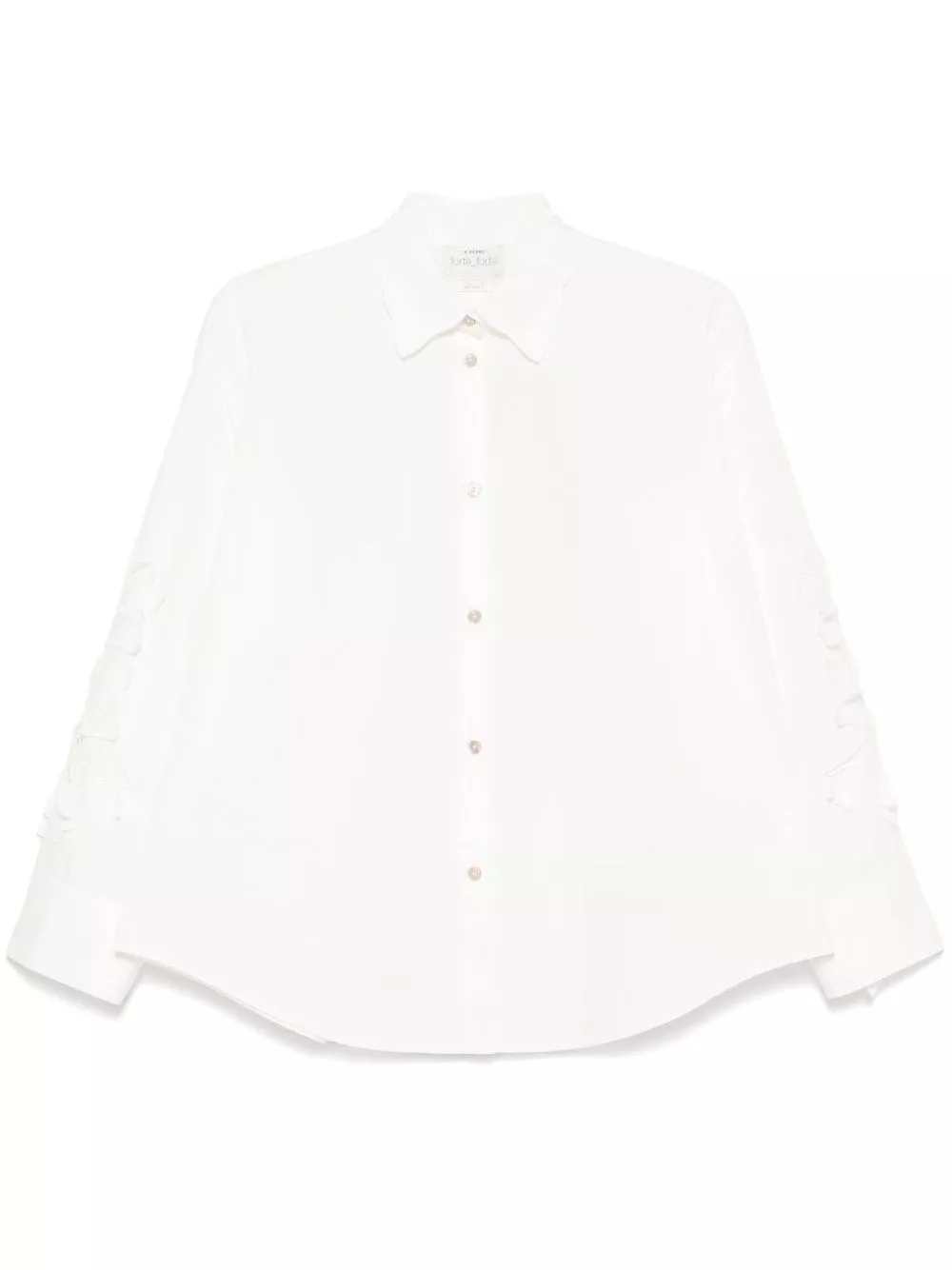 Camicia in cotone ricamata di Forte forte