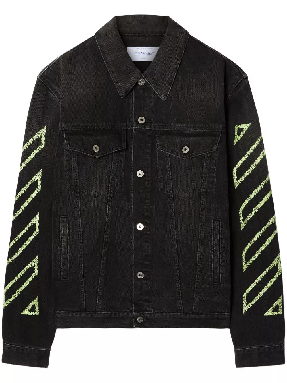 Giacca diagonal arrow outl denim skate di Off white