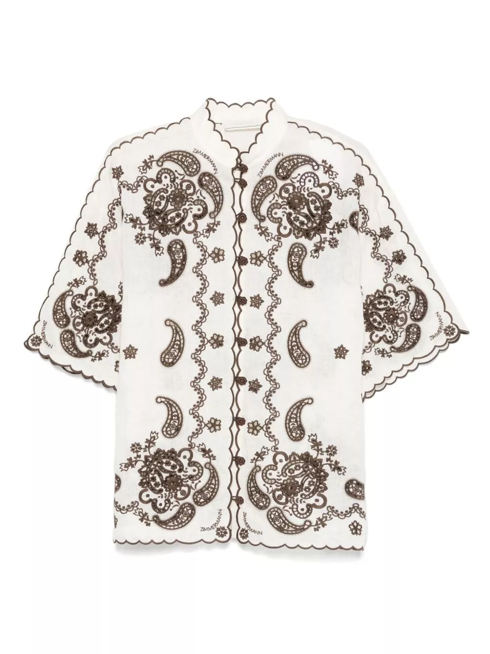 Camicia ascension ricamata di Zimmermann