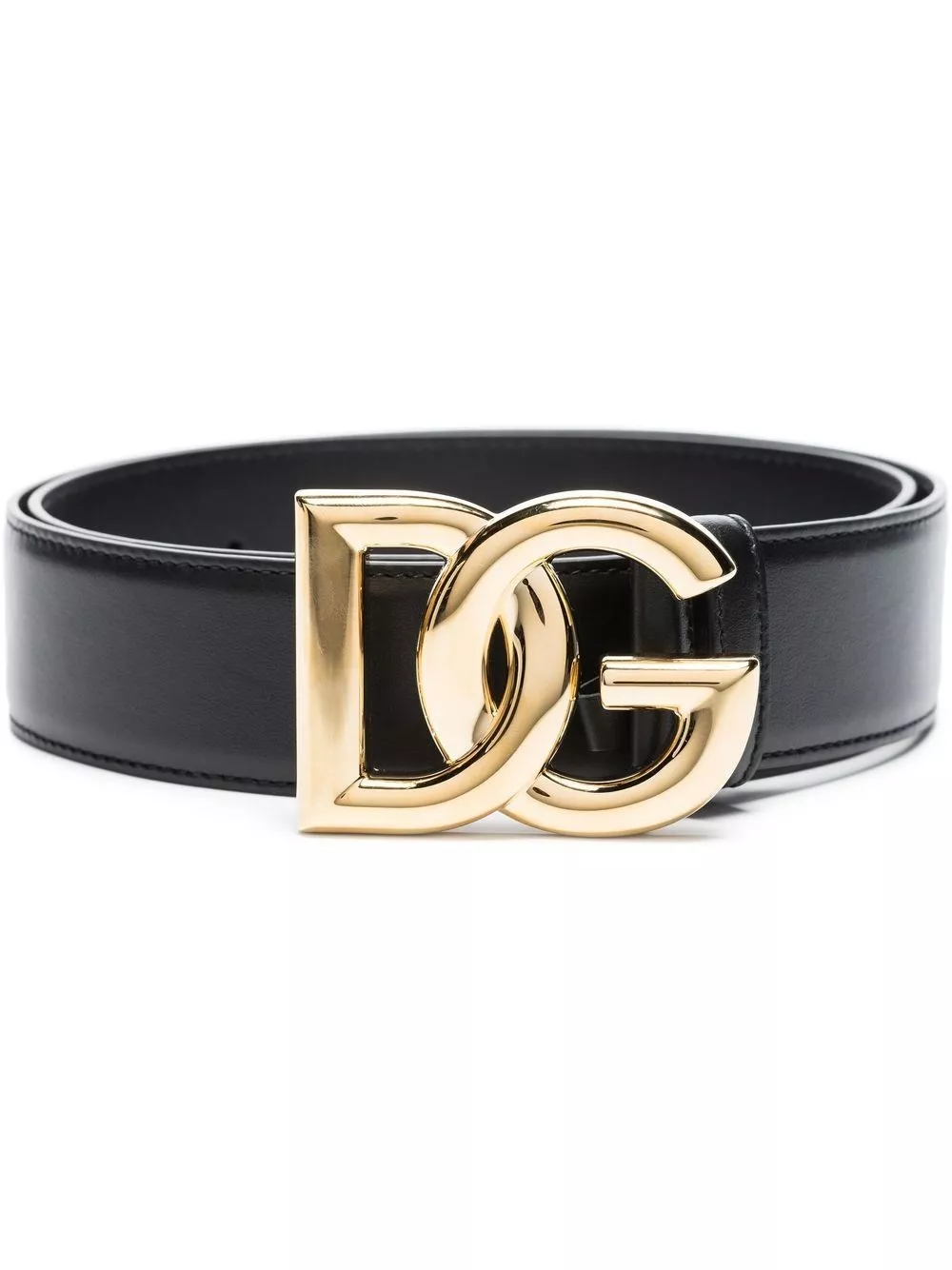 Cintura dg logo in pelle di Dolce & gabbana