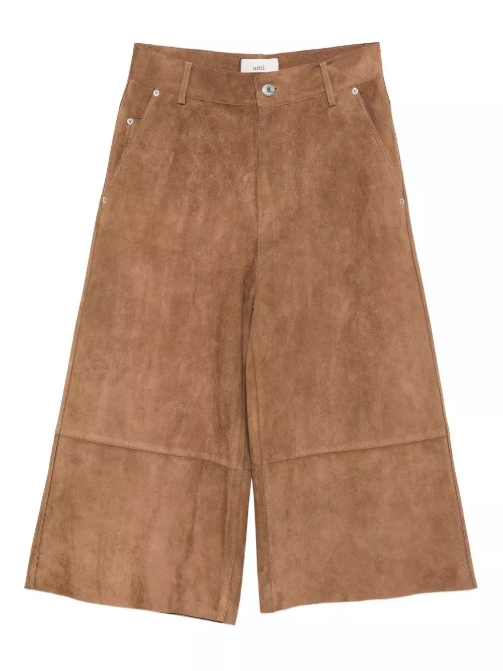 Pantalone in pelle scamosciata di Ami paris