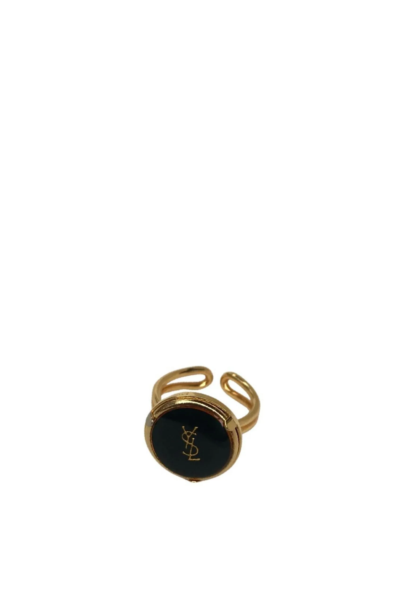 Anello oro e nero YSL