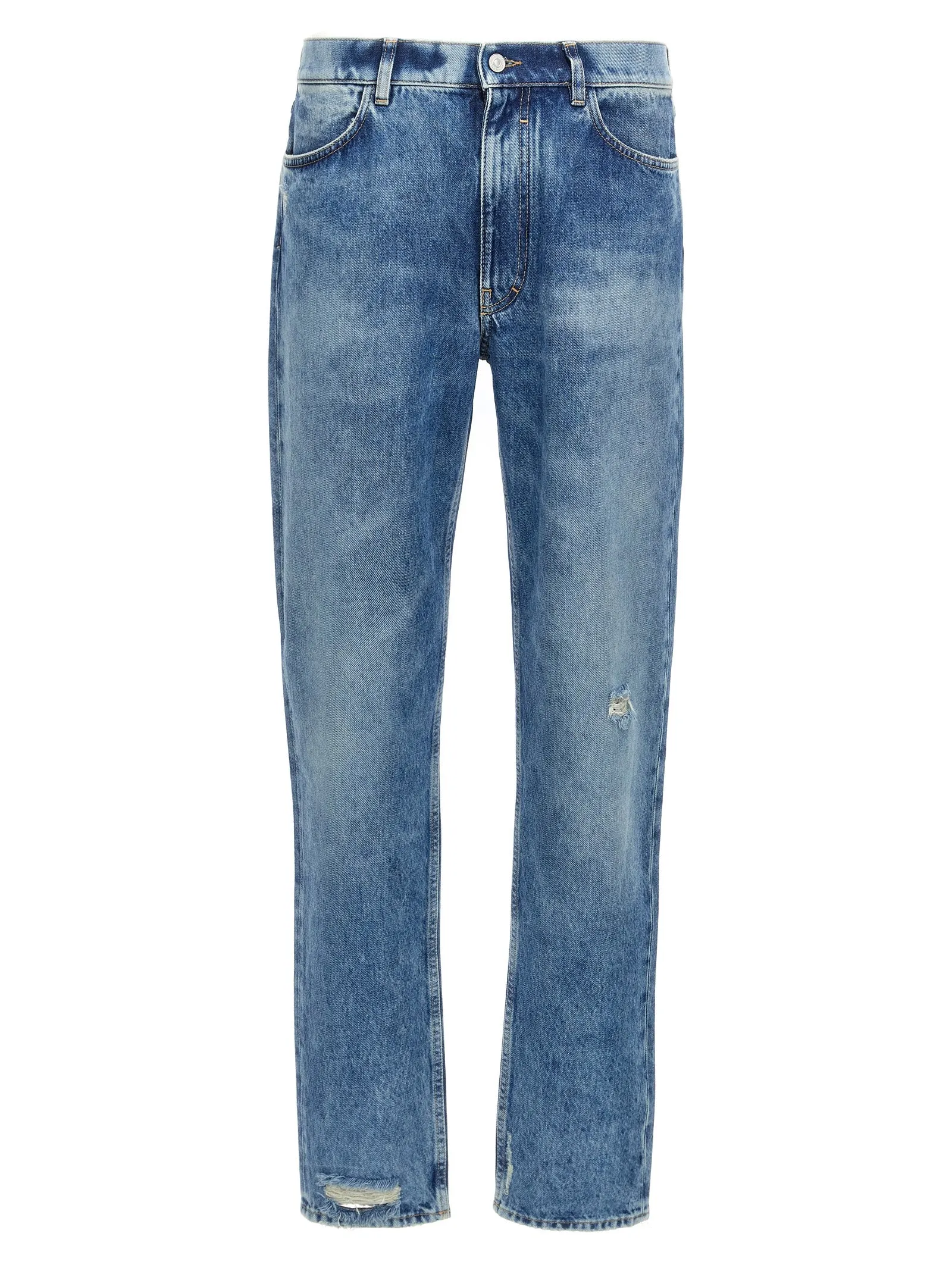 Straight Fit Jeans Blu