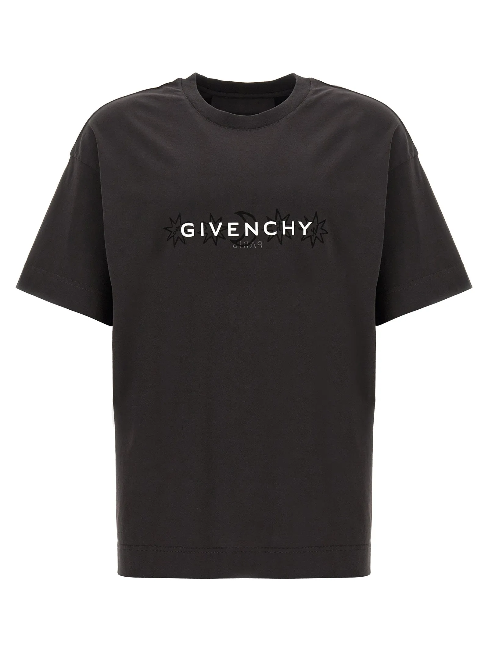 Printed T Shirt Grigio