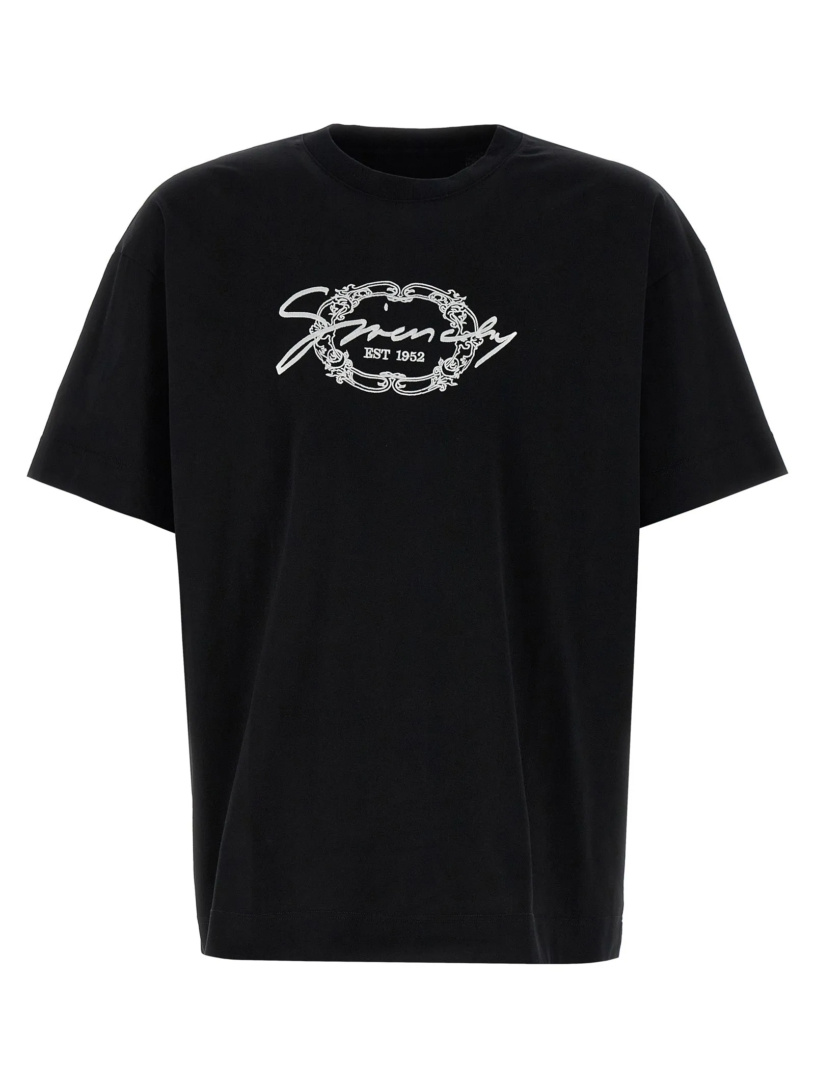 Embroidery T Shirt Nero