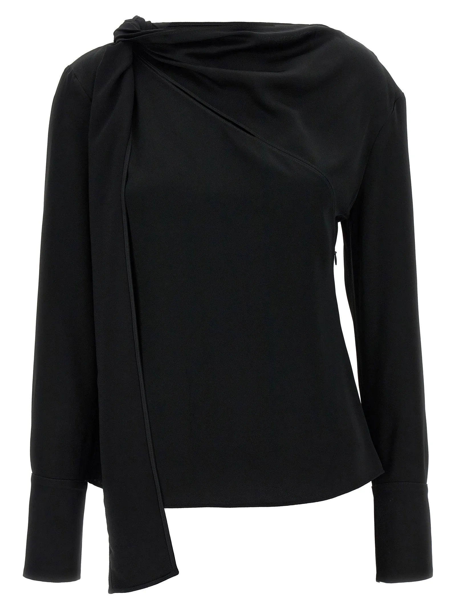 Viscose Blouse Camicie Nero