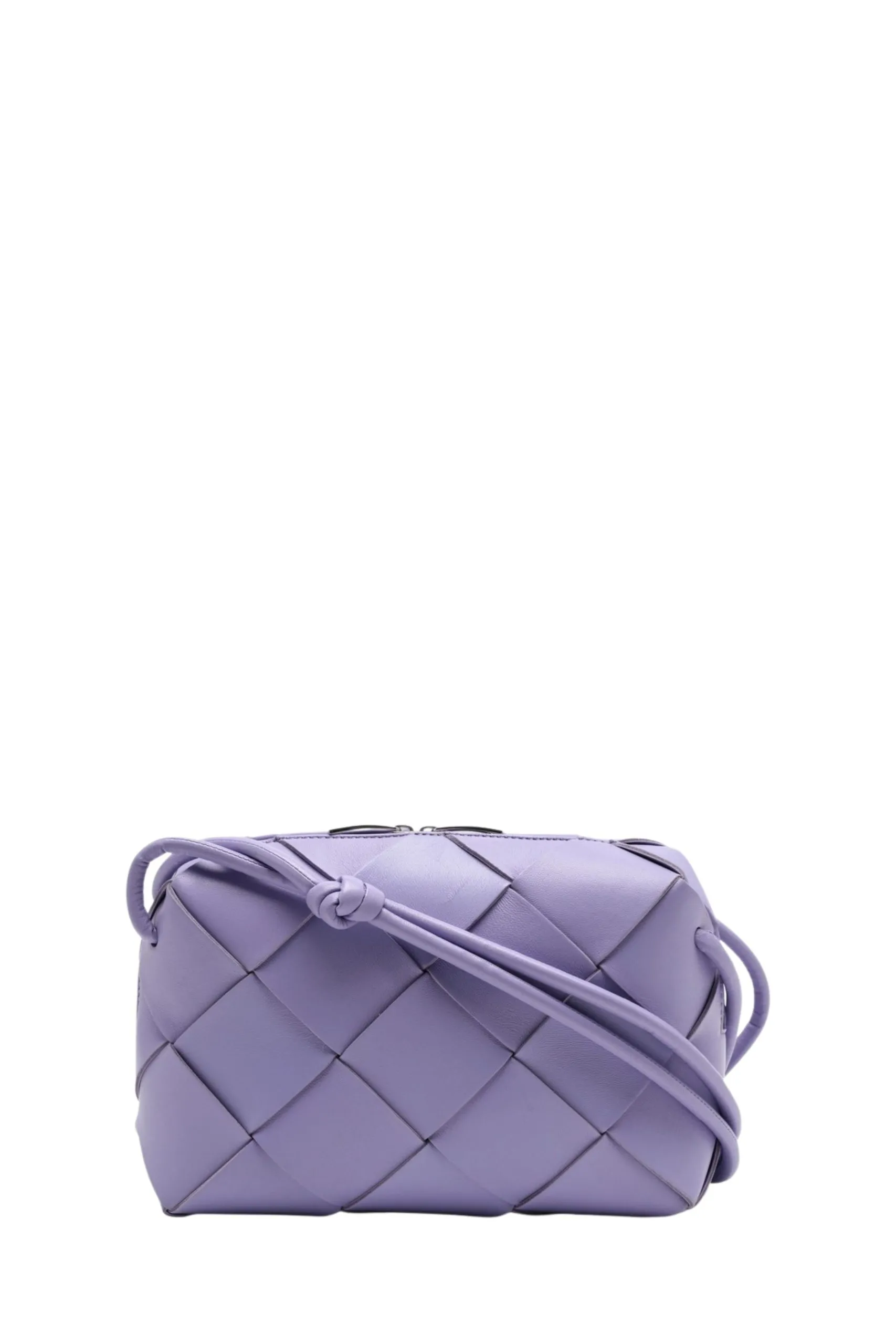 Borsa Cassette Piccola in Pelle Lilla