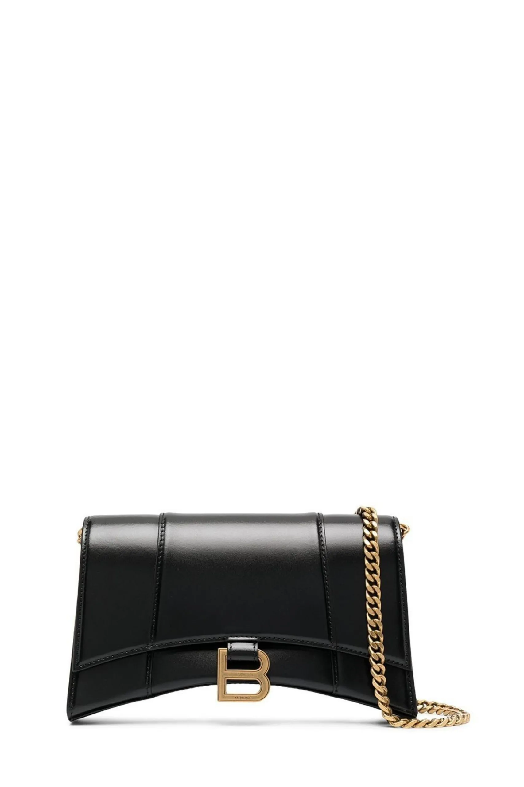 Borsa Hourglass con Catena Nera