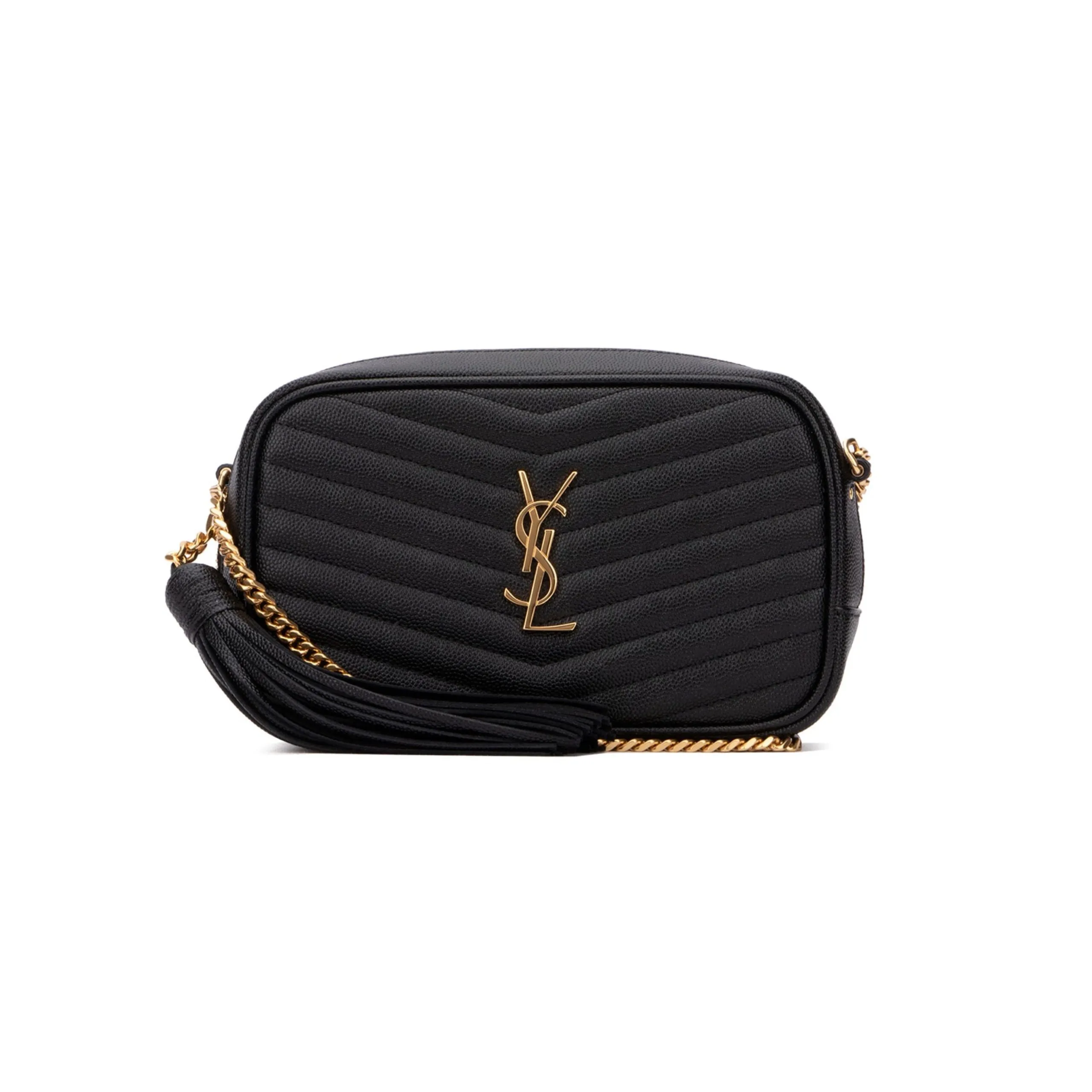 Borsa Lou in pelle nera
