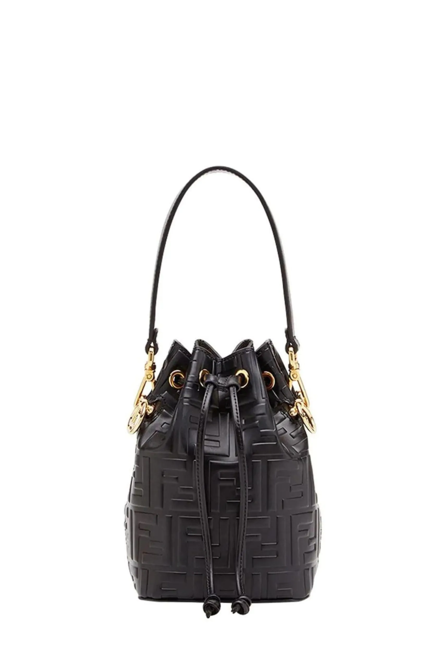 Borsa Mon Tresor Mini in Pelle Nera