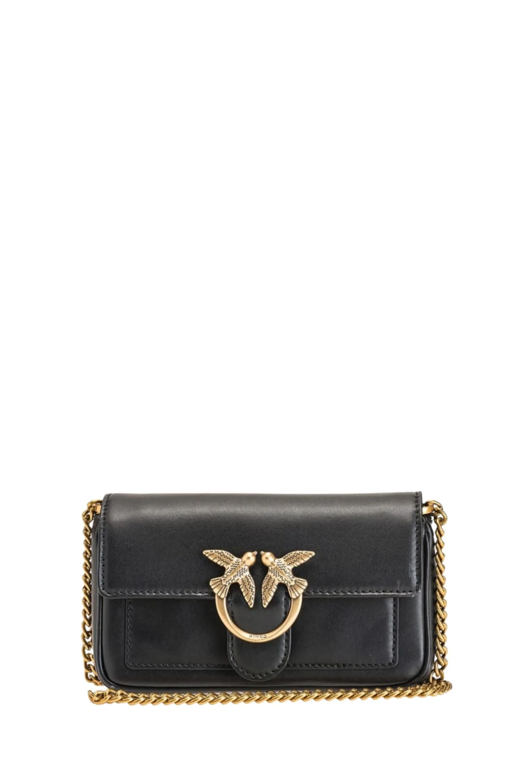 Borsa Pocket Love Simply in Pelle Nera
