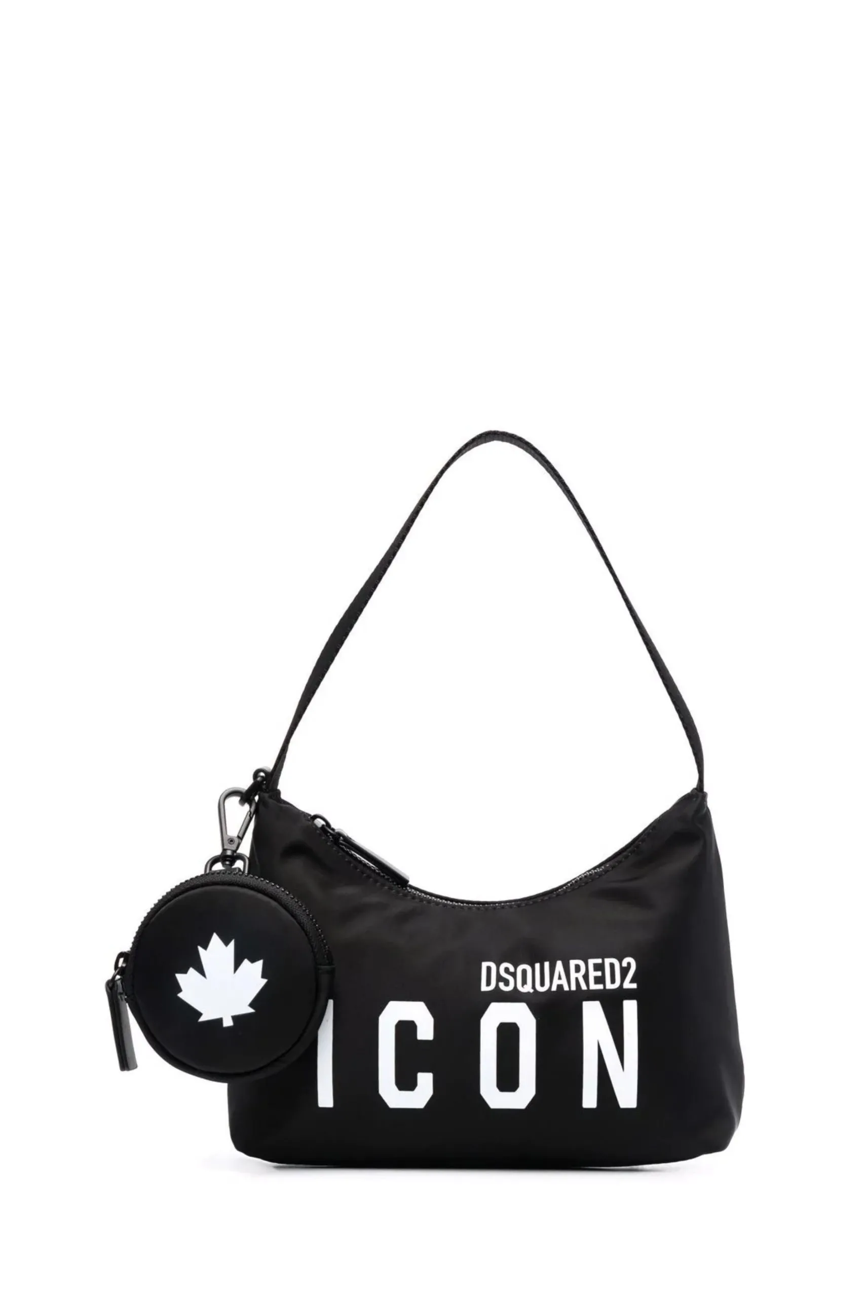 Borsa a Spalla Icon in Nylon Nero