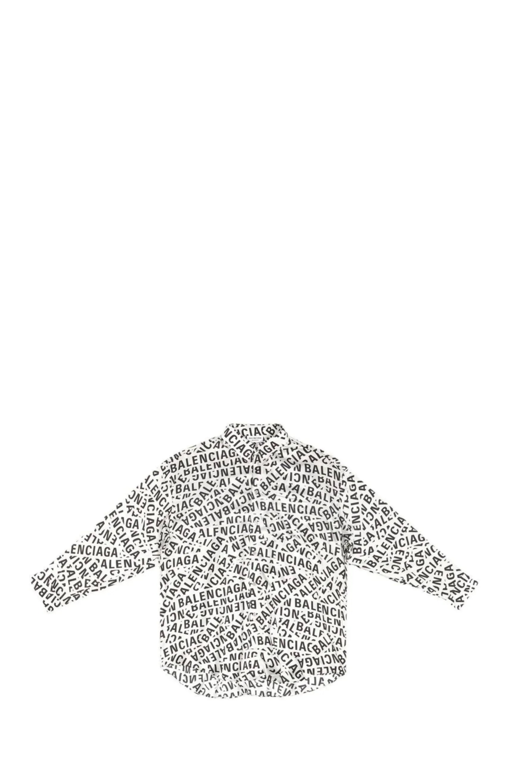 Camicia con Logo Strips All-Over