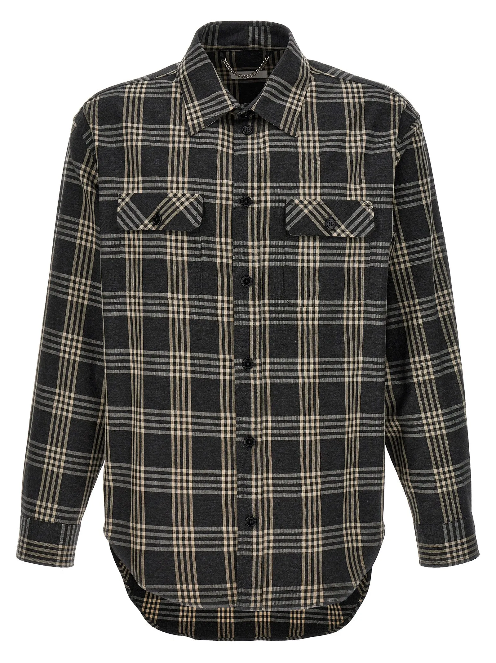 Logo Shirt Camicie Grigio