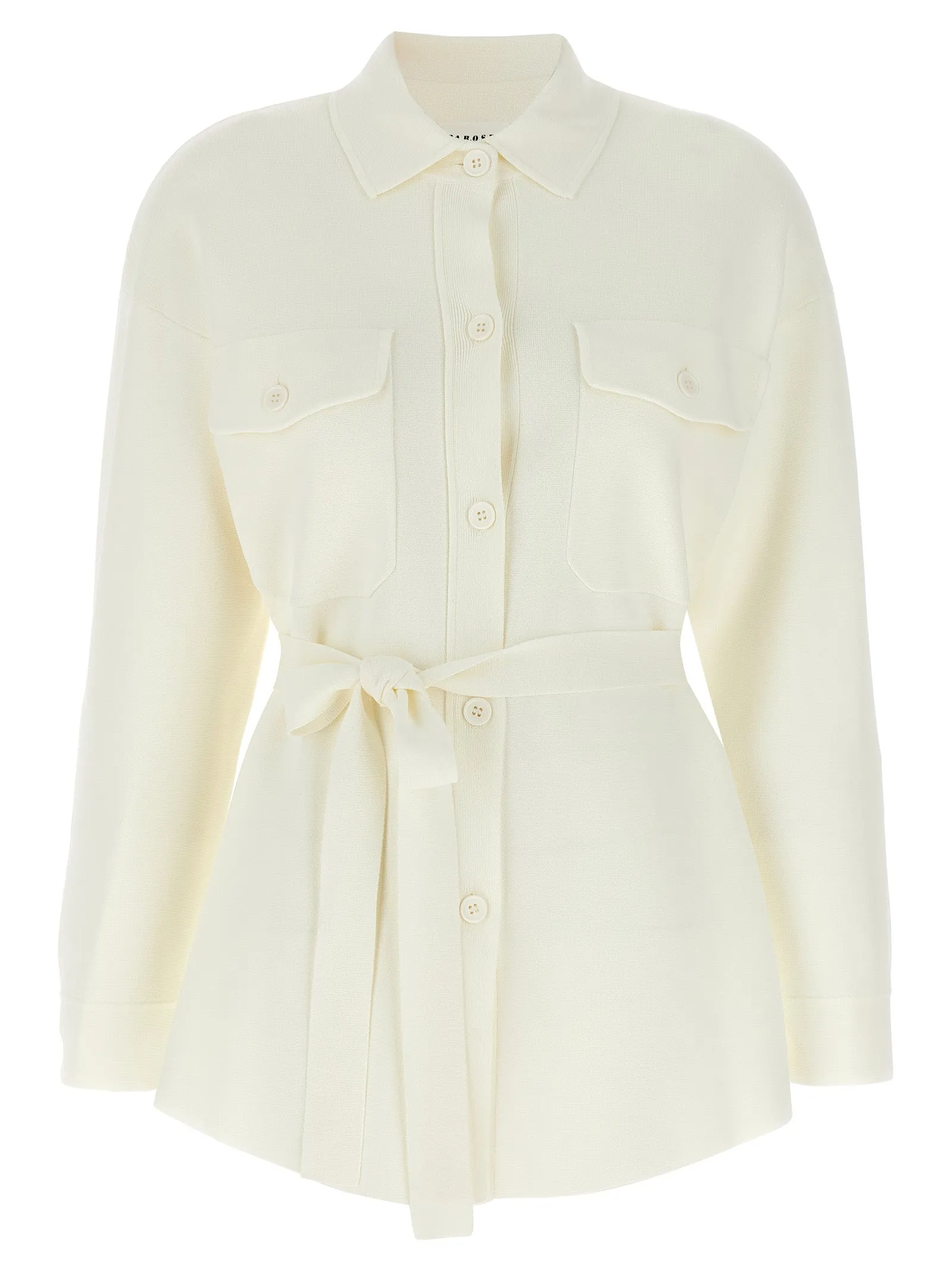 Knitted Shirt Camicie Bianco