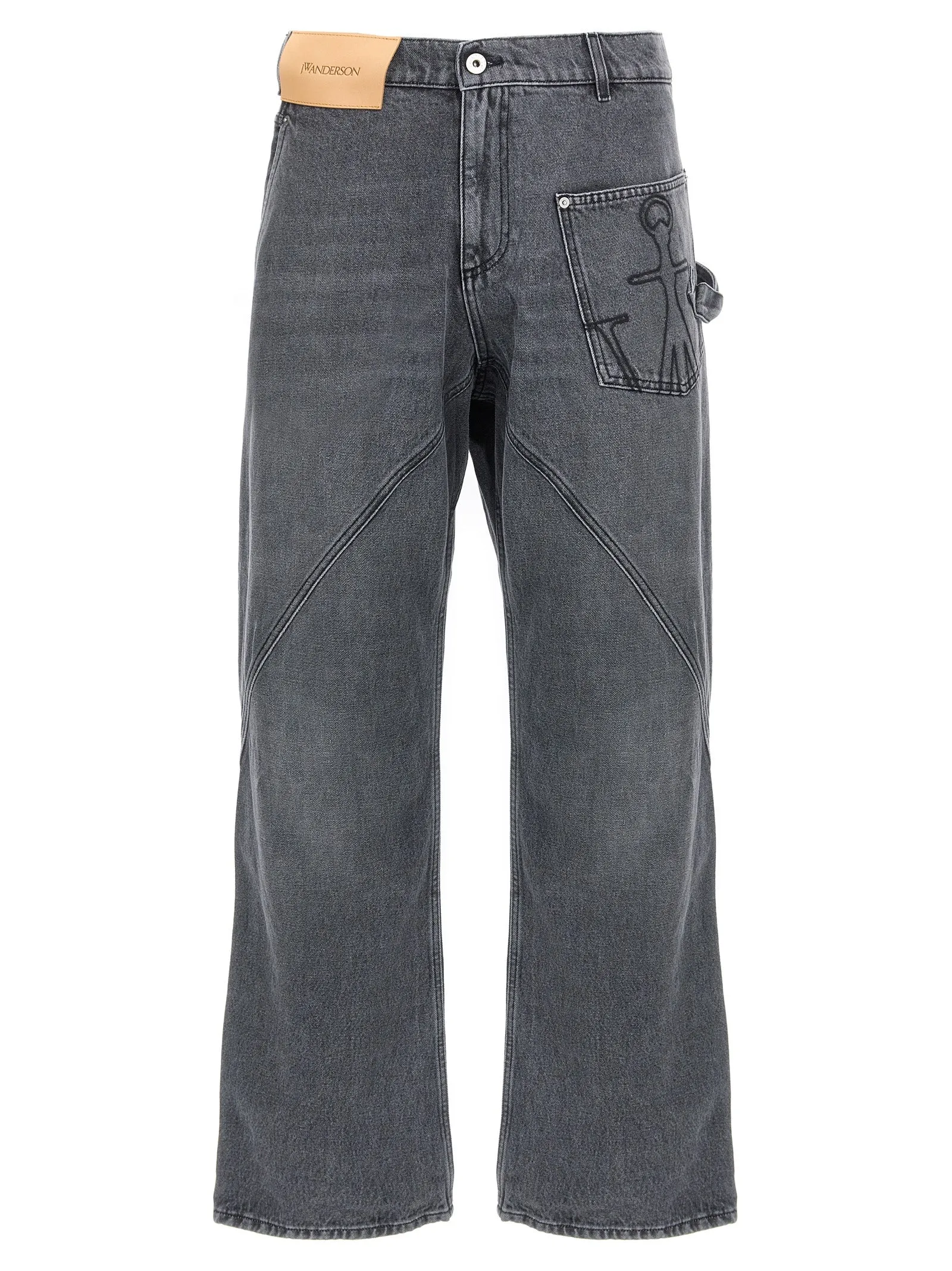 Twisted Workwear Jeans Grigio
