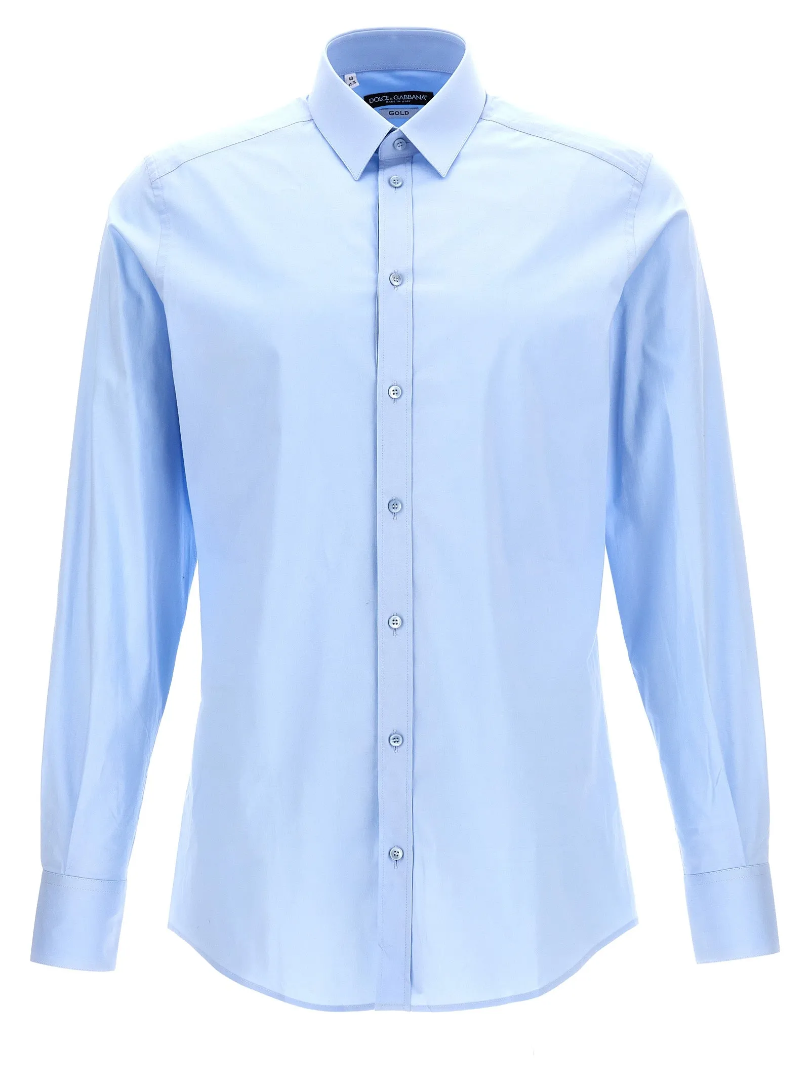 Dg Essential Shirt Camicie Celeste