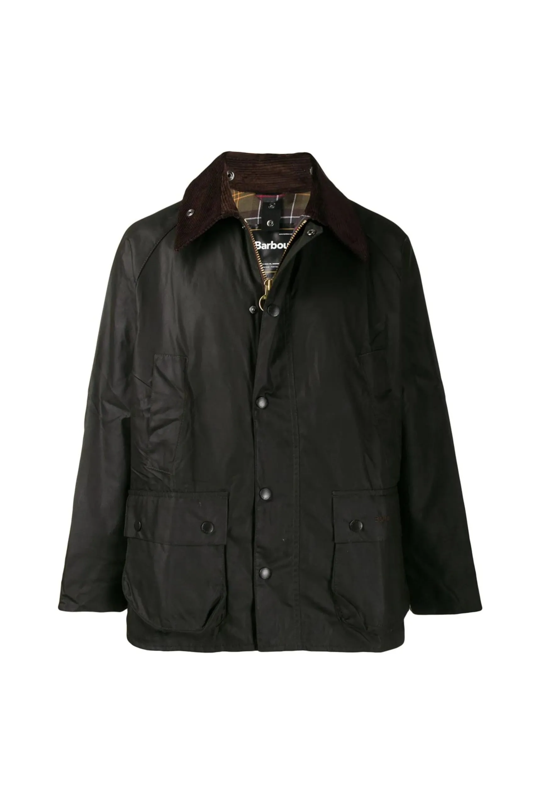 Giacca Cerata Leggera Verde Scuro