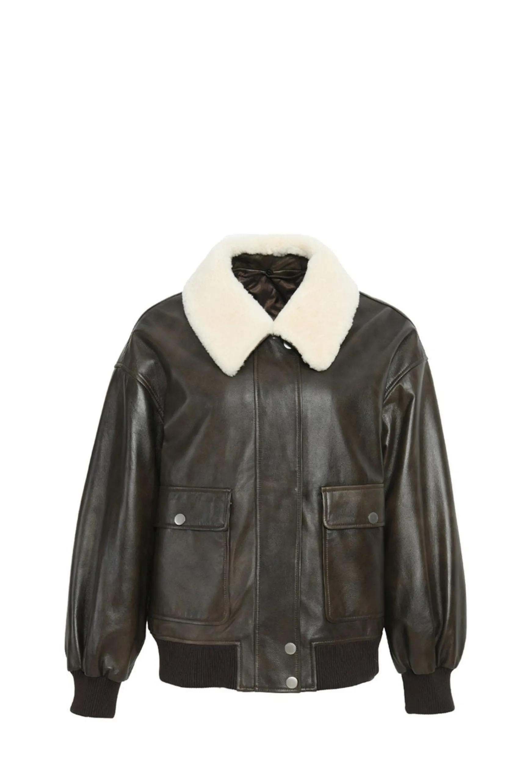 Giacca Jordie Marrone in Pelle Uomo