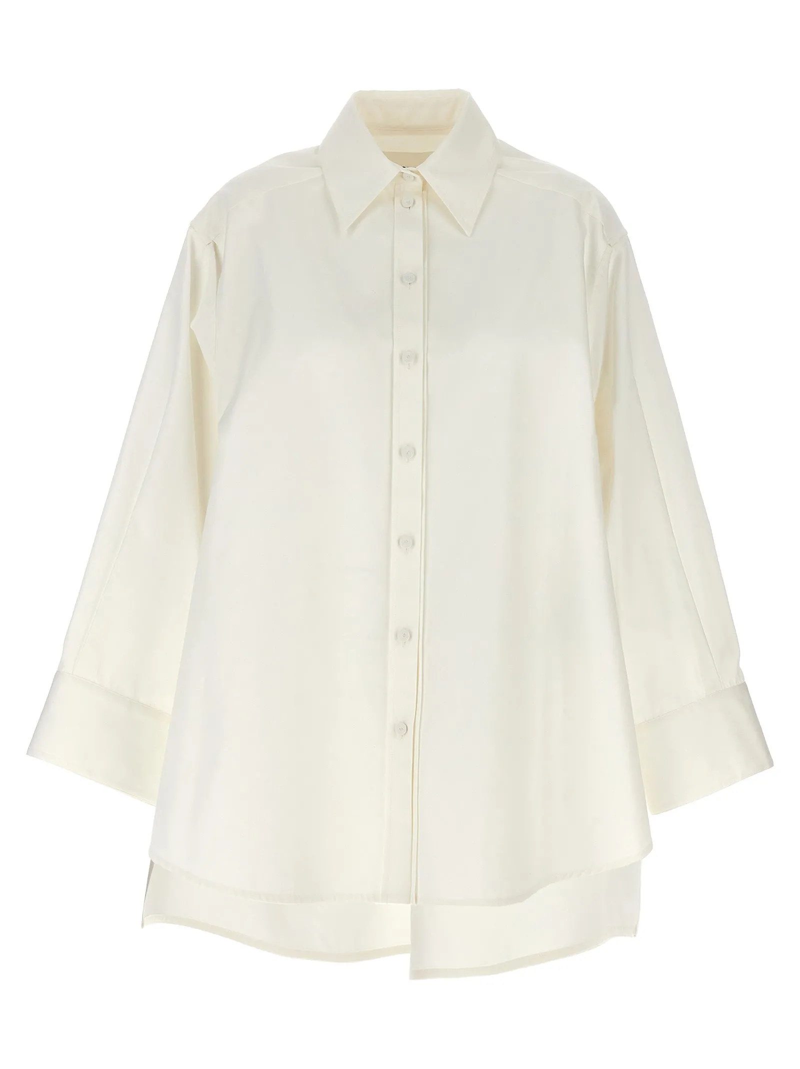 Cut-Out Armhole Shirt Camicie Bianco