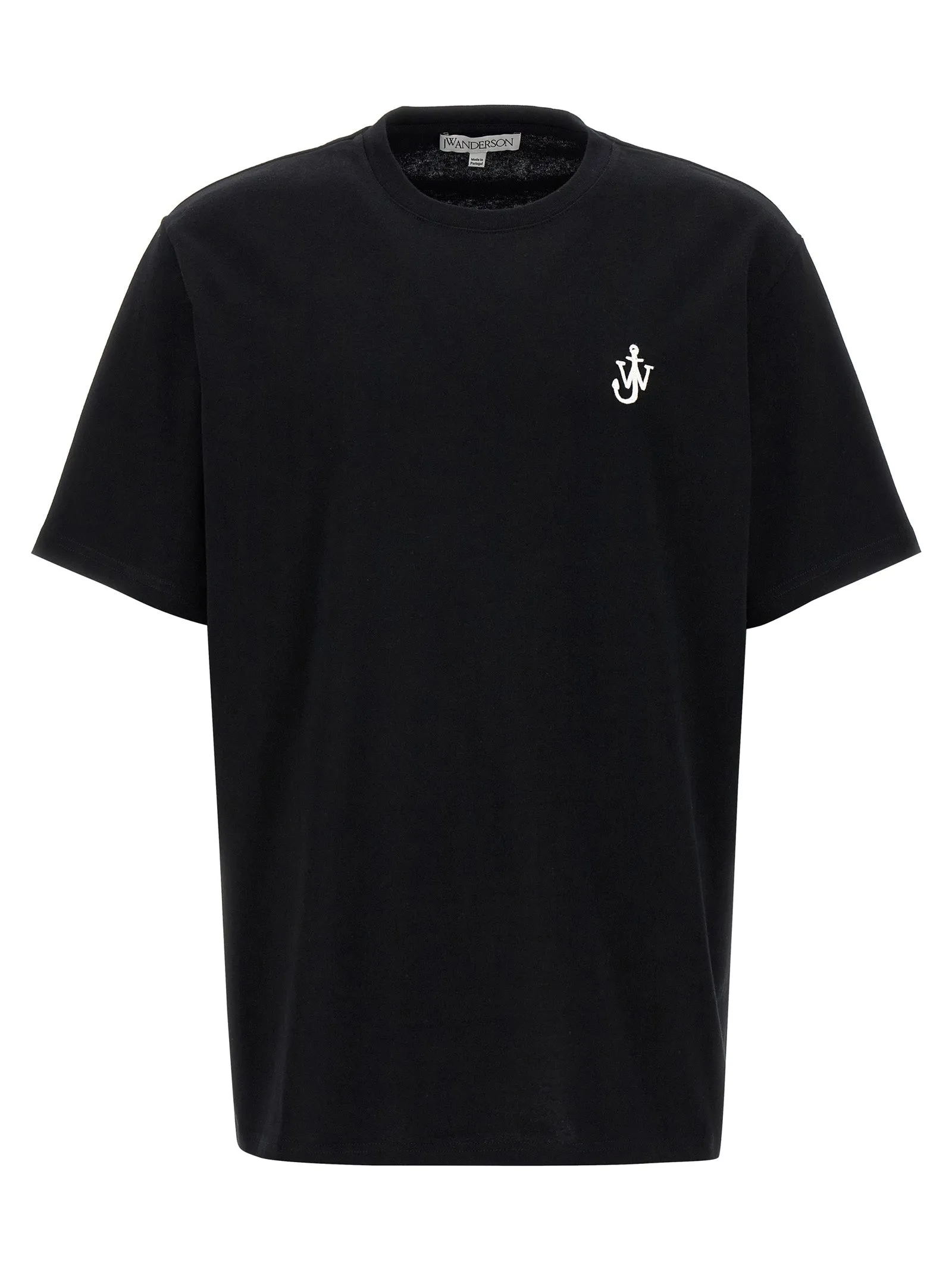 Anchor Embroidery T Shirt Bianco/Nero