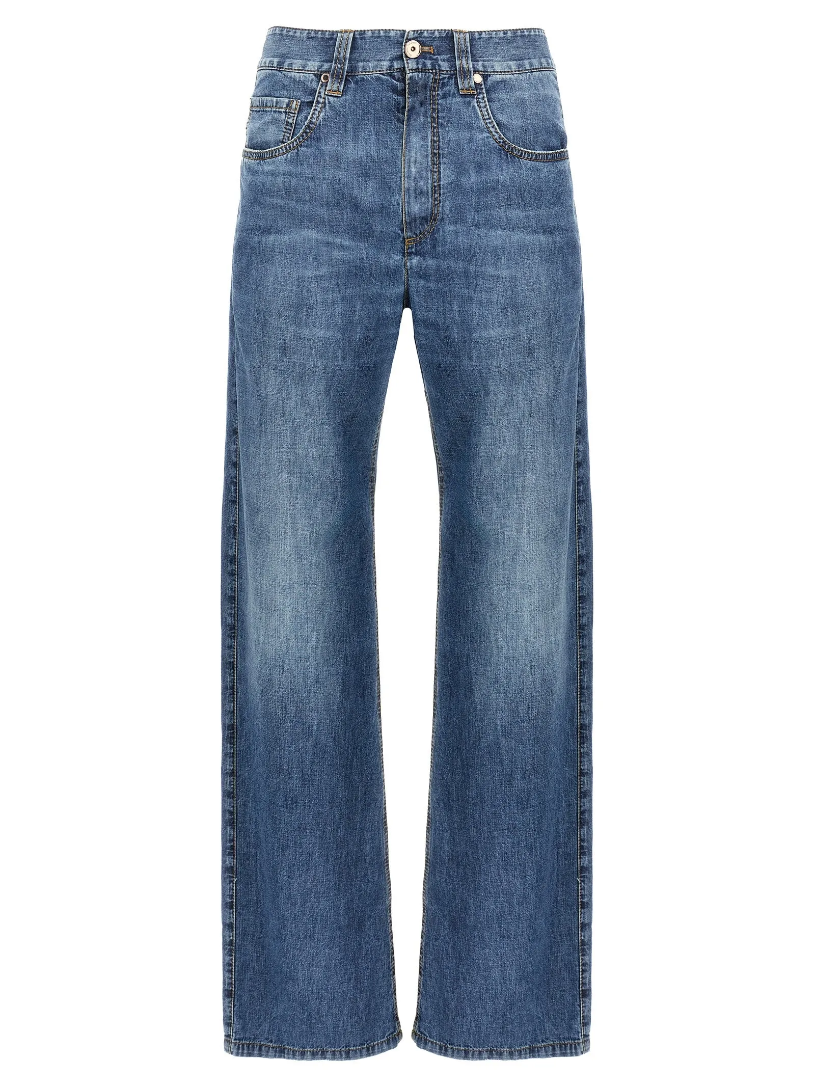 Straight Jeans Blu