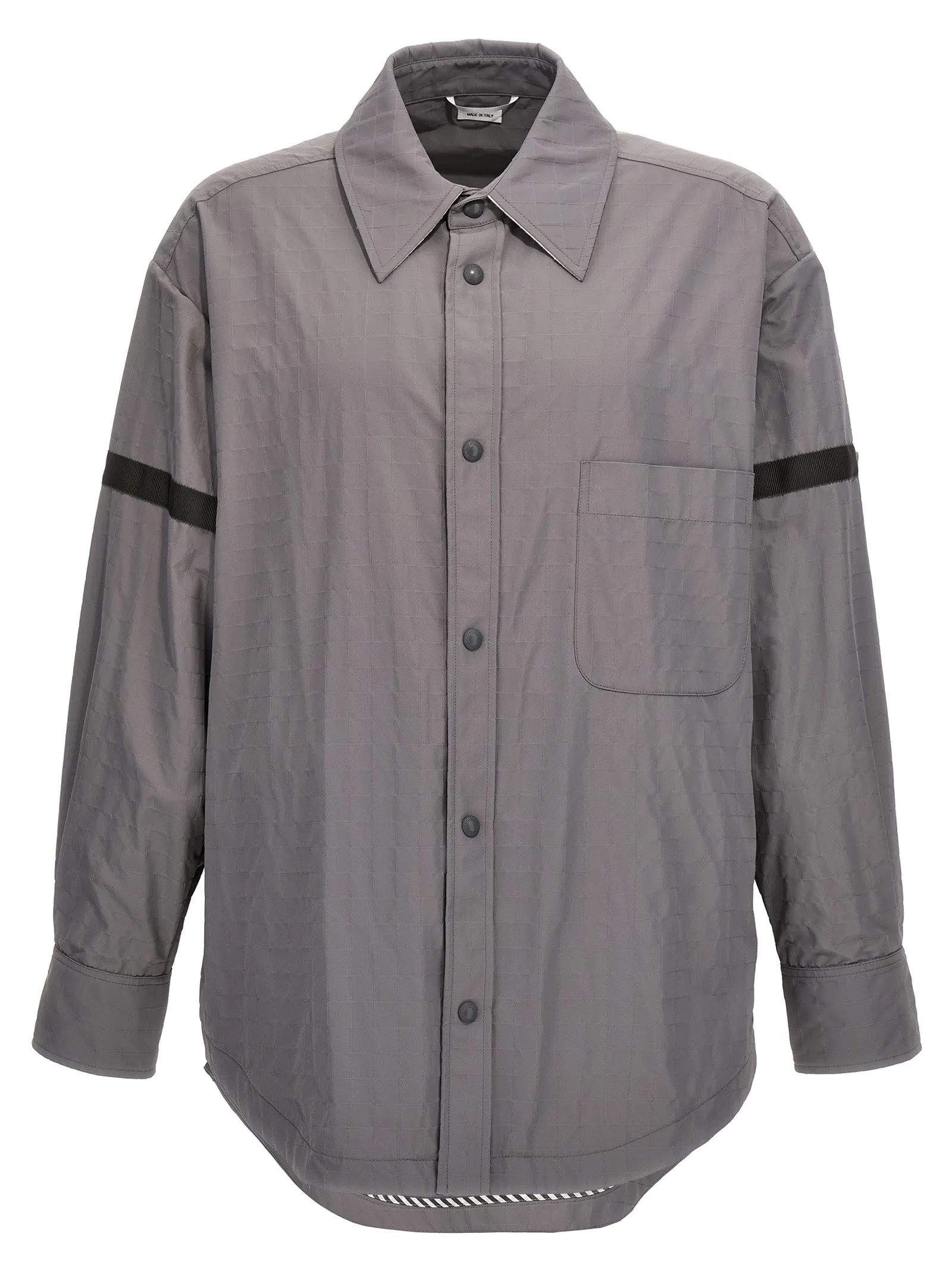 Snap Front Camicie Grigio