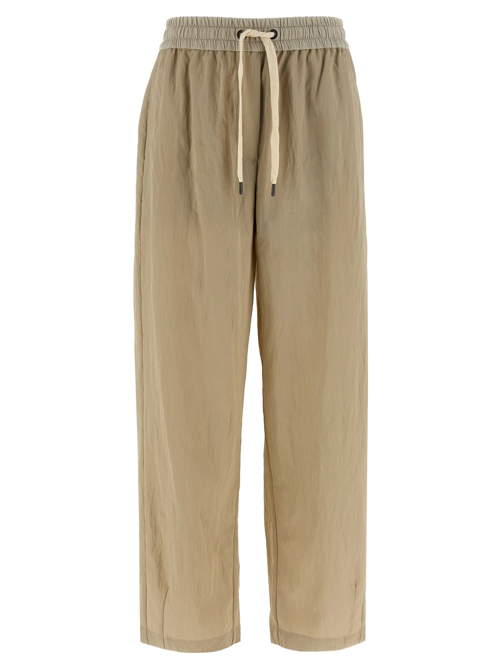 Viscose Pantaloni Beige